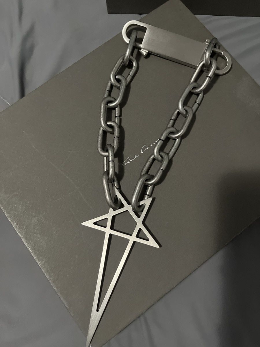 Rick Owens ペンタグラムイージーチョーカー Rick Owens Pentagram ネックレス (RICK OWENS/ネックレス