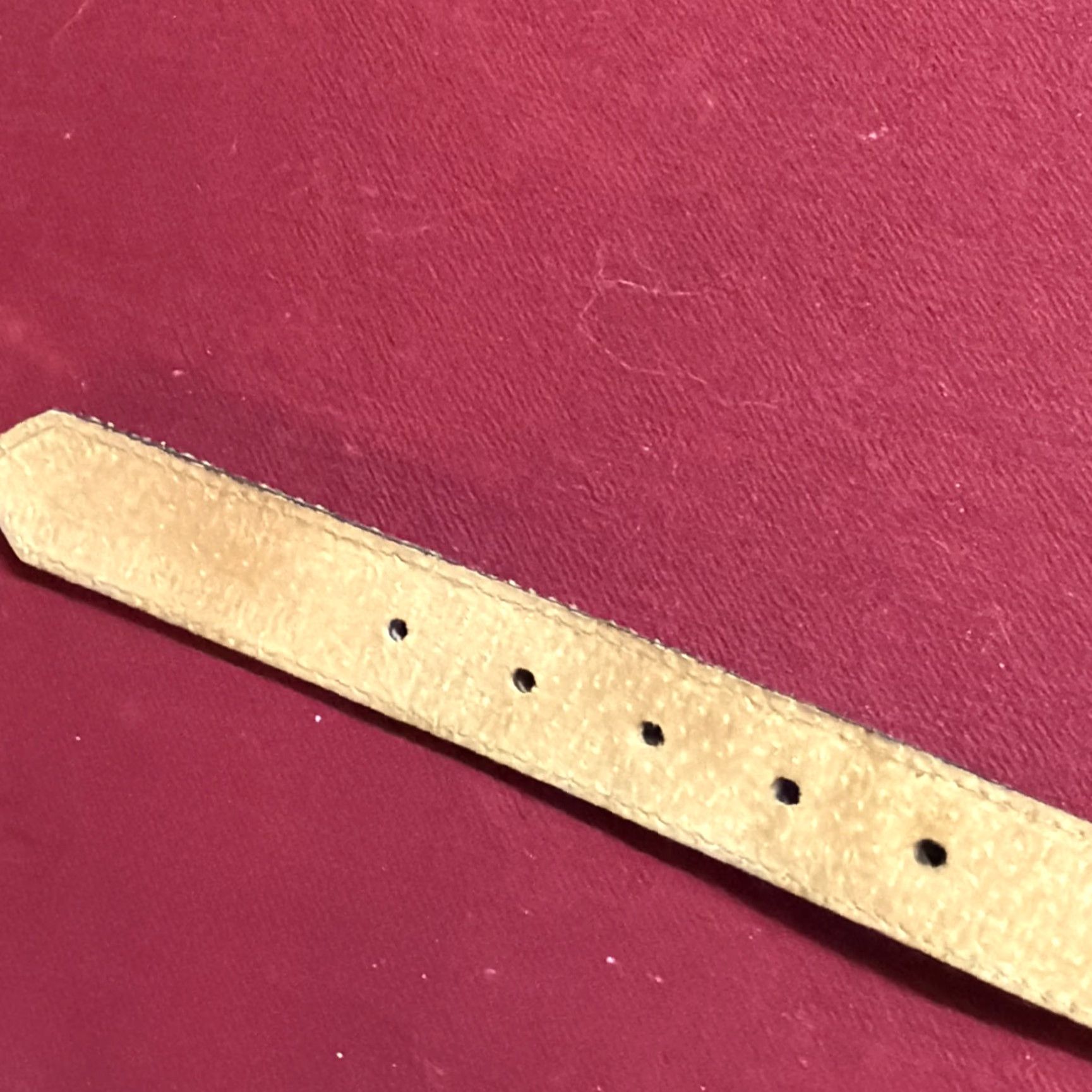 VINTAGE Express Belt Women Leopard Tan Brown Leather 1 