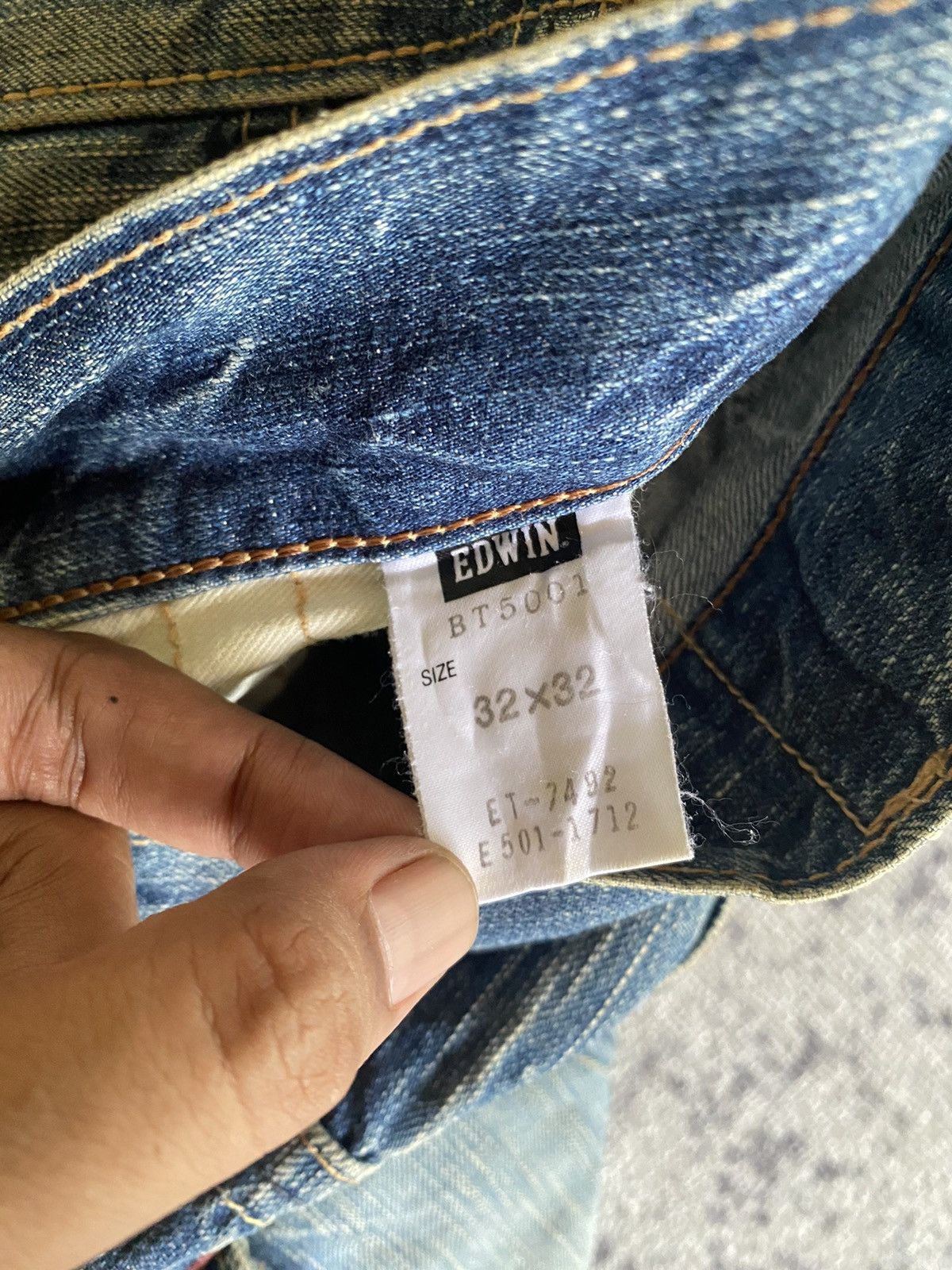 Hysteric Glamour Y2k Edwin 503 distressed bootcut jeans Size US 33 - 8 Thumbnail
