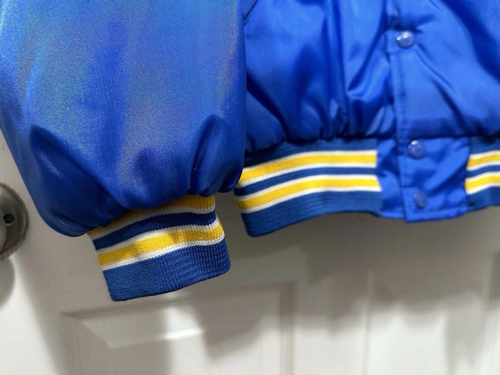Other Vintage Satin Bomber Jacket Men's Medium Blue Varsity Size US M / EU 48-50 / 2 - 8 Thumbnail