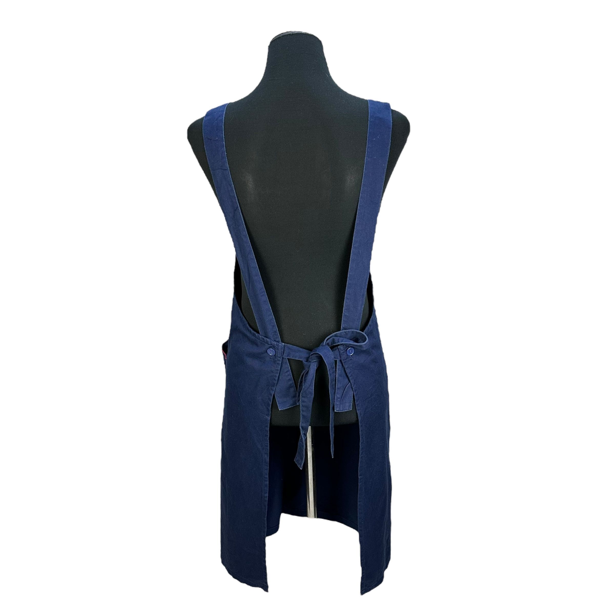 Yves Saint Laurent Yves Saint Laurent Embroidery Flower Logo Apron #A52-1215 Size ONE SIZE - 9 Thumbnail