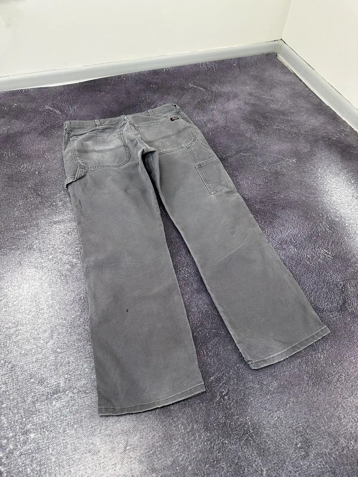 Dickies × Vintage Vintage Dickies Faded Gray American Hype Work Pants Jeans Size US 32 / EU 48 - 3 Thumbnail