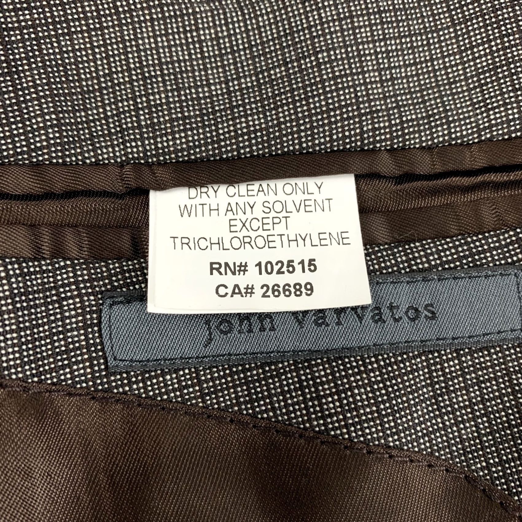 John Varvatos JOHN VARVATOS Sport Coat Grey Grid Wool Notch Lapel Size 40 Men Adult Jacket Size US XXS / EU 40 - 5 Thumbnail