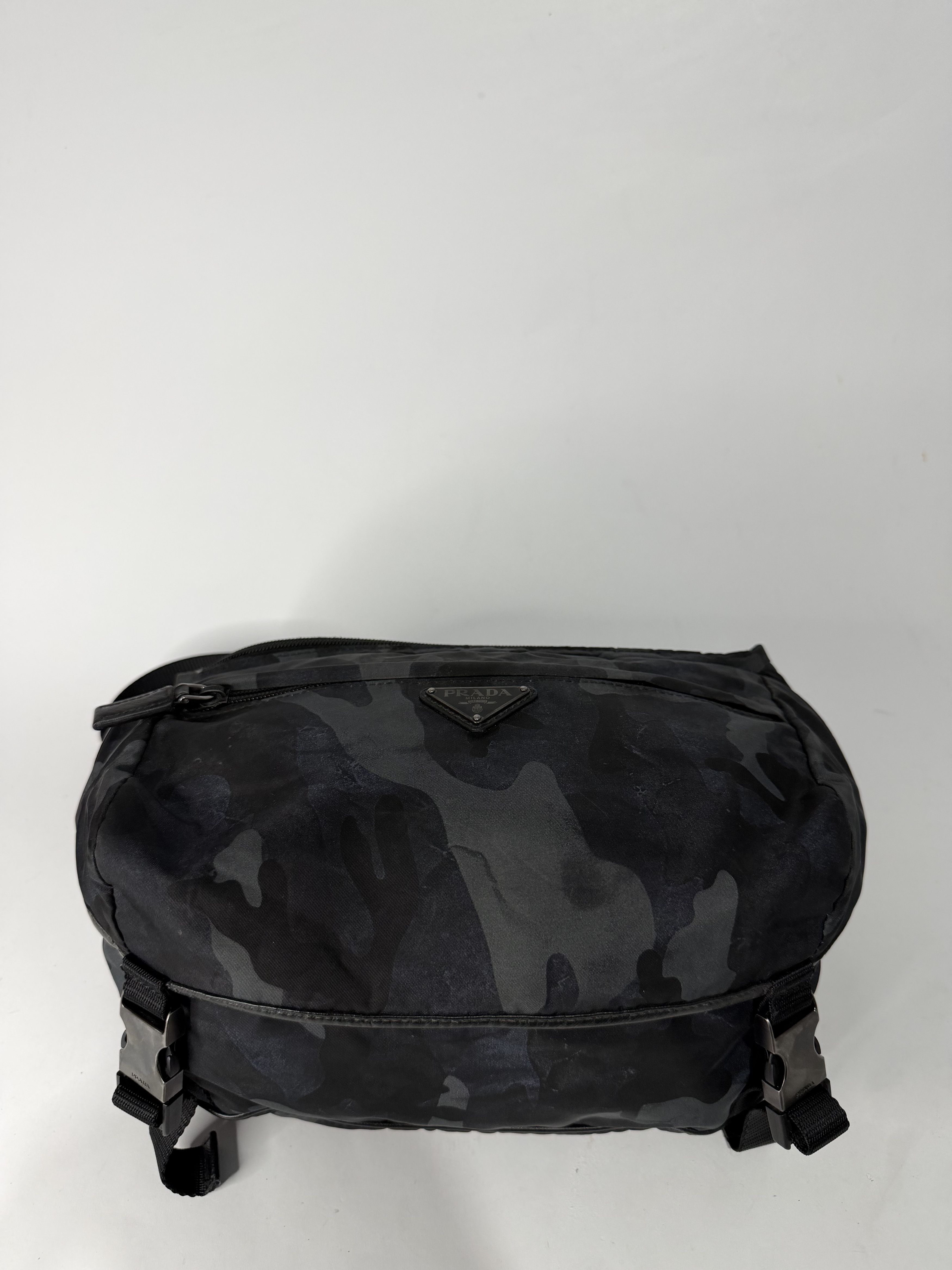 Prada PRADA Tessuto Nylon Camouflage Belt Bag Fumo Size ONE SIZE - 2 Thumbnail