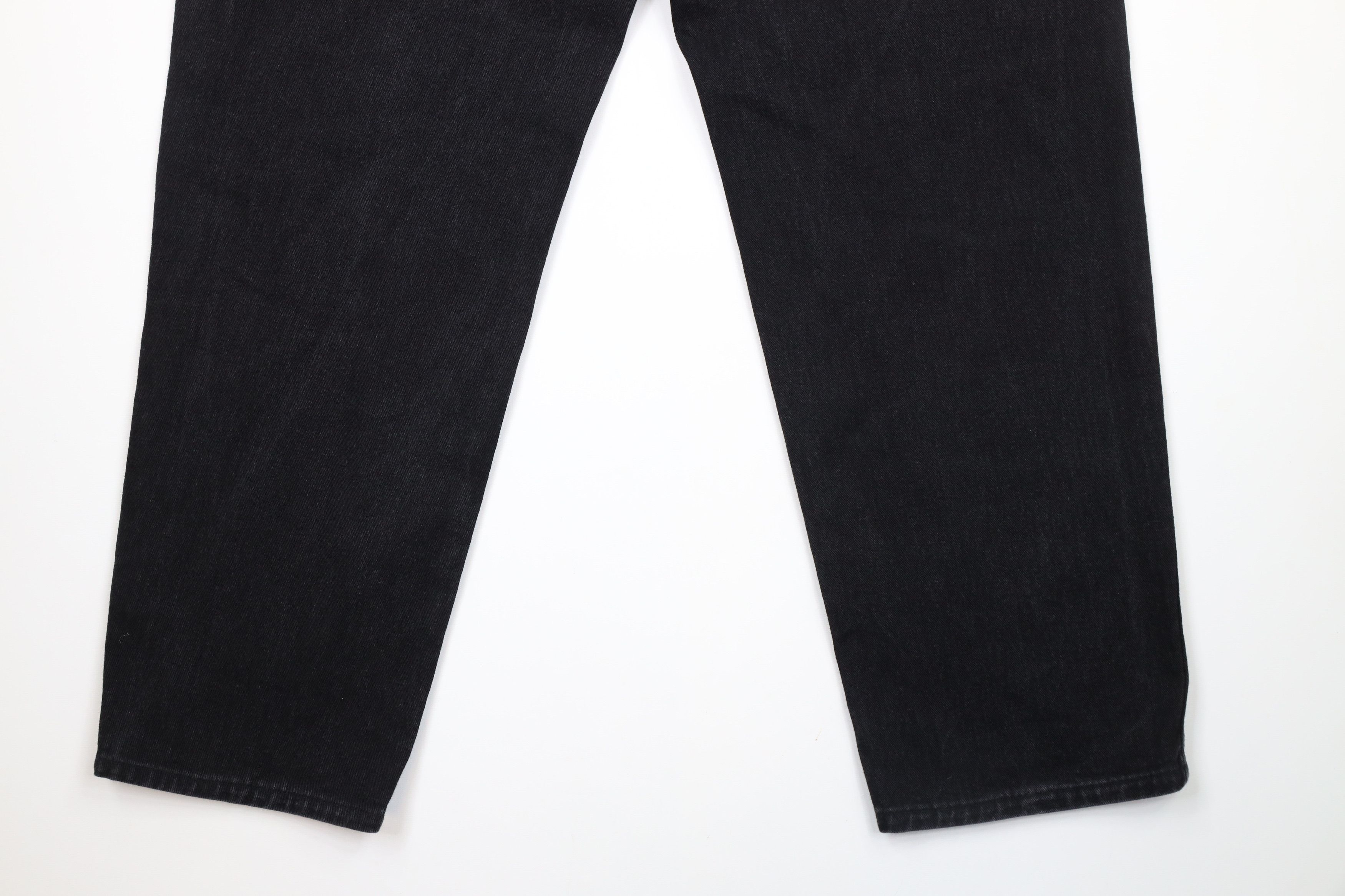 Levi's × Vintage Vintage 90s Levis 550 Relaxed Fit Denim Jeans Black Cotton Size US 38 / EU 54 - 10 Thumbnail