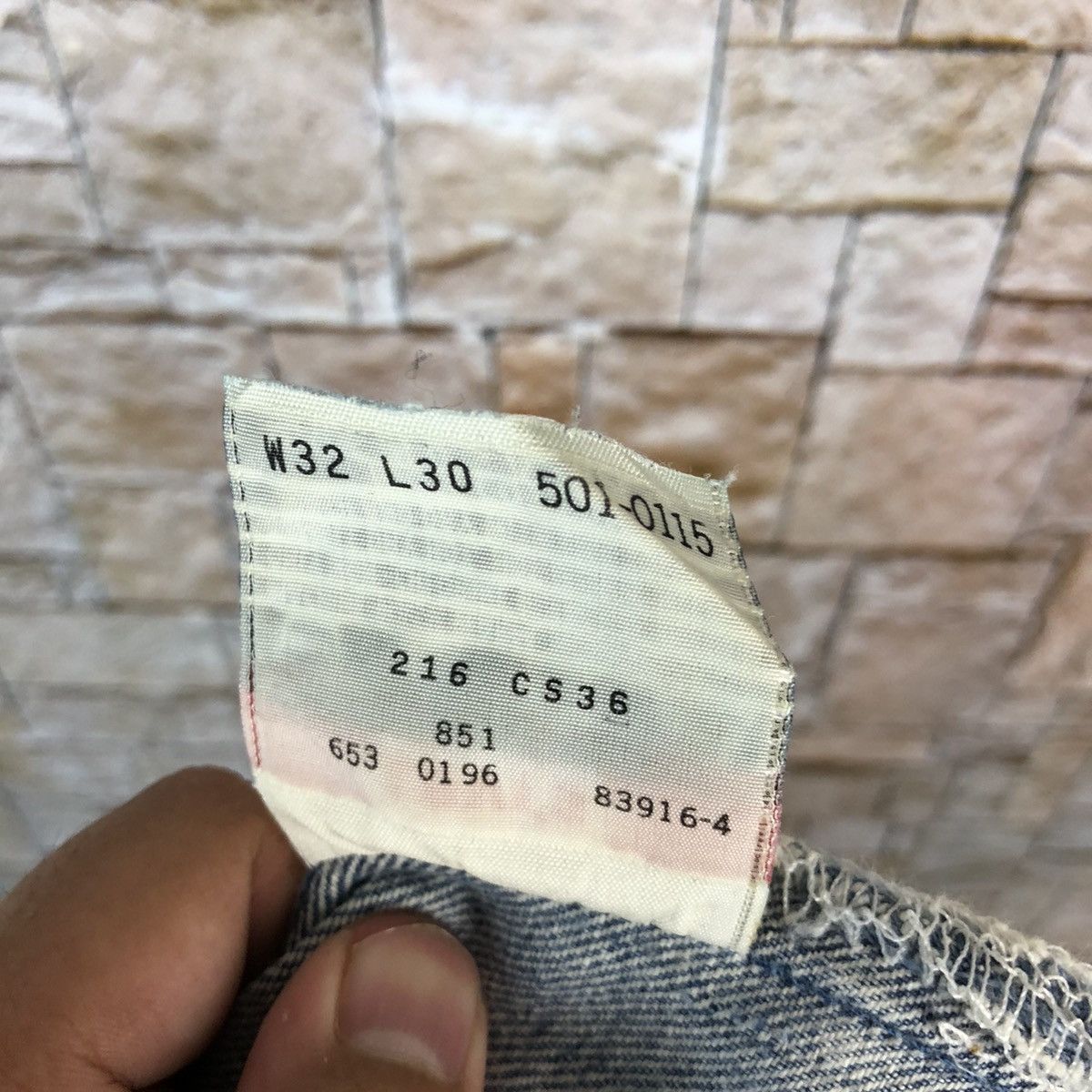 Levi's D 501 Levis patchwork ripped Distressed Denim Pants #A1013 Size US 32 / EU 48 - 24 Thumbnail