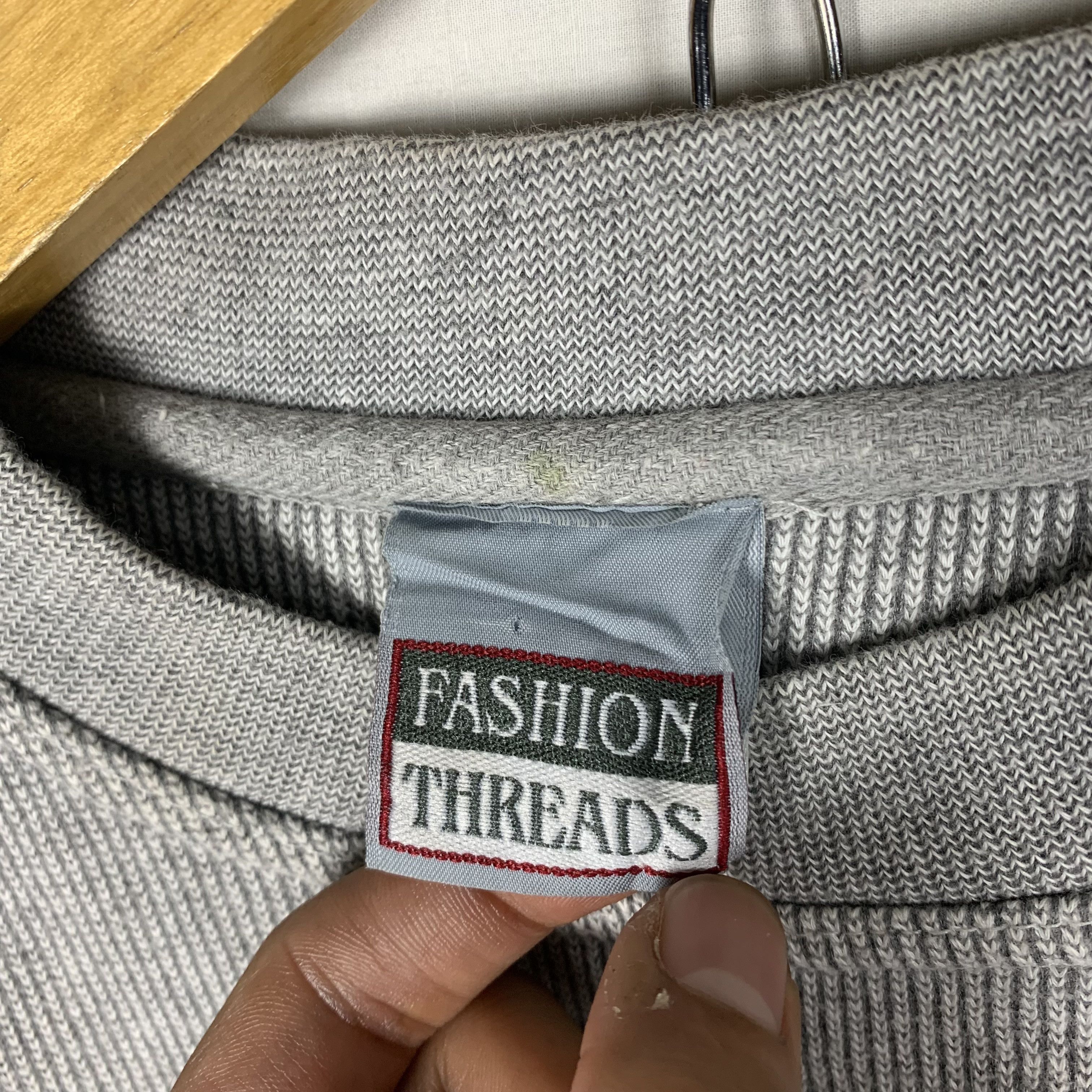 Vintage Vintage Fashion Threads Sweatshirt Crewneck Size US XL / EU 56 / 4 - 4 Thumbnail