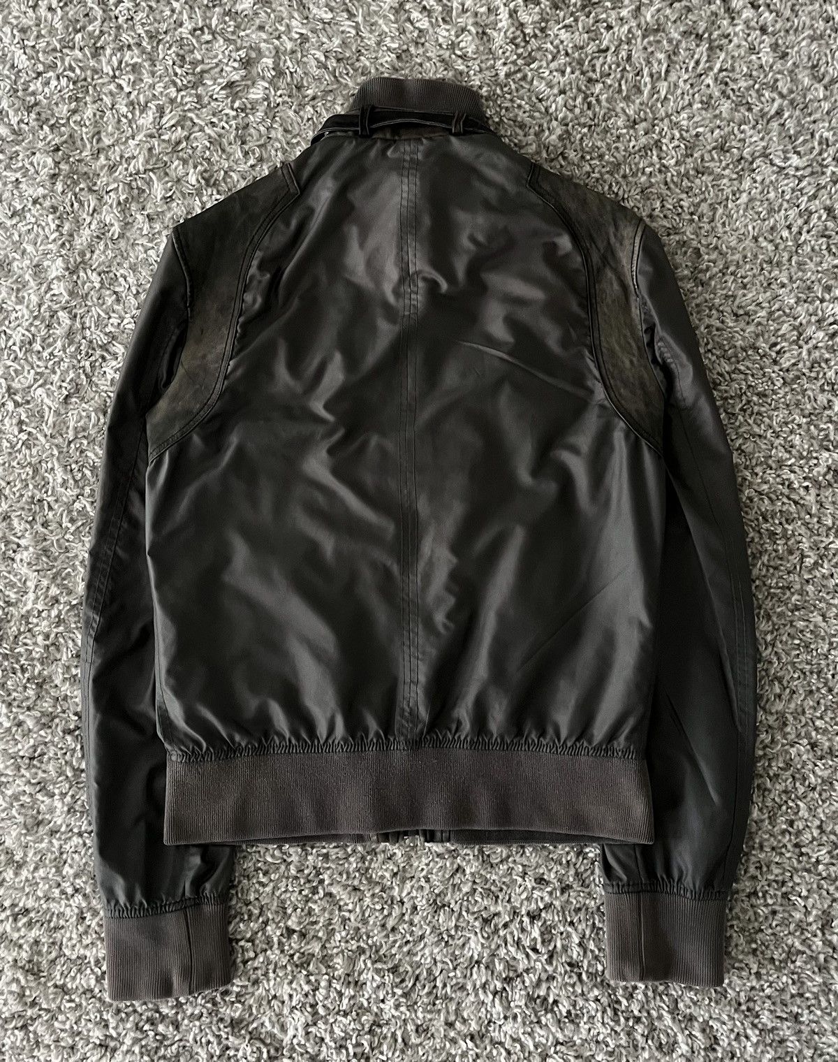 Dolce & Gabbana Dolce & Gabbana 2000's Leather Panelled Nylon Jacket Size US M / EU 48-50 / 2 - 2 Thumbnail