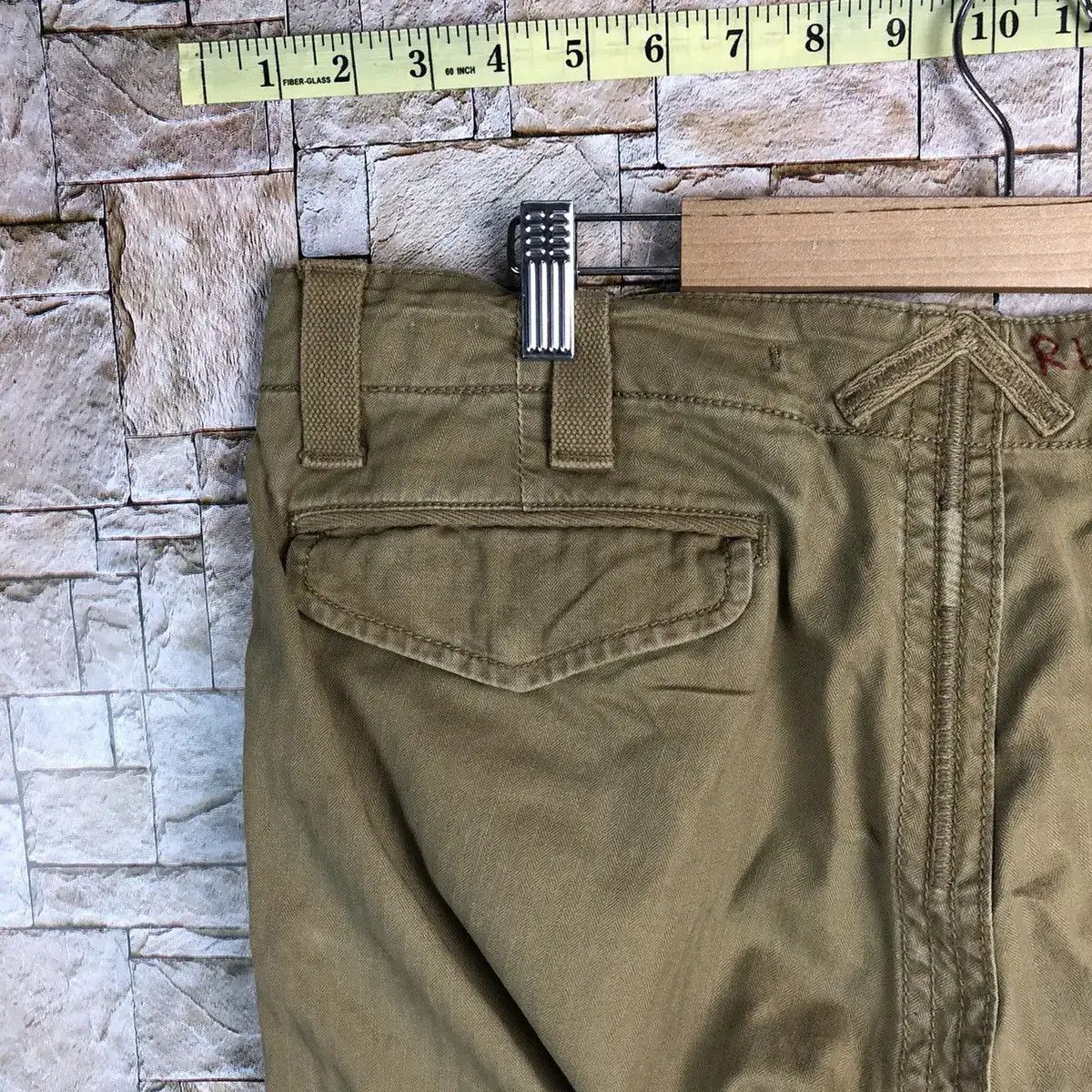 Ralph Lauren DL Ralph Lauren double knee 3d pocket Cargo Pants #A140 Size US 35 - 19 Thumbnail