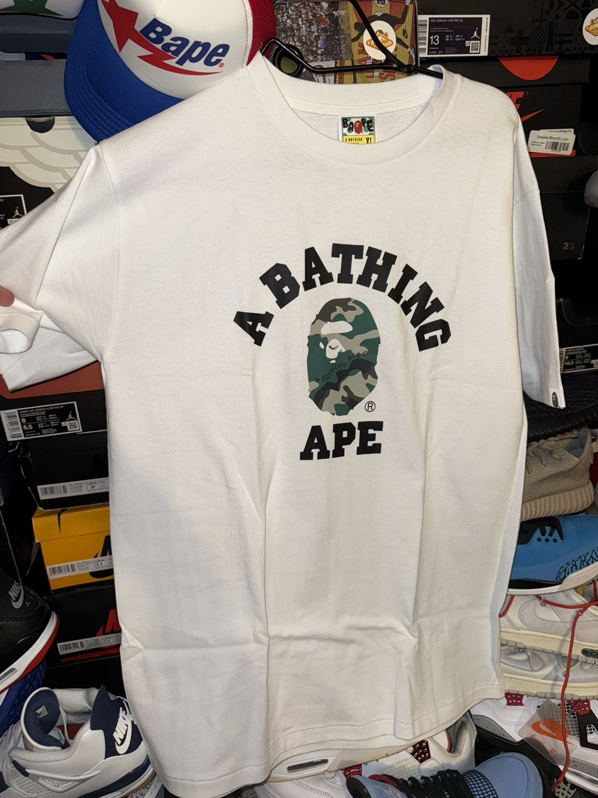 Bape Bape woodland college camo tee size XL Size US XL / EU 56 / 4 - 1 Thumbnail
