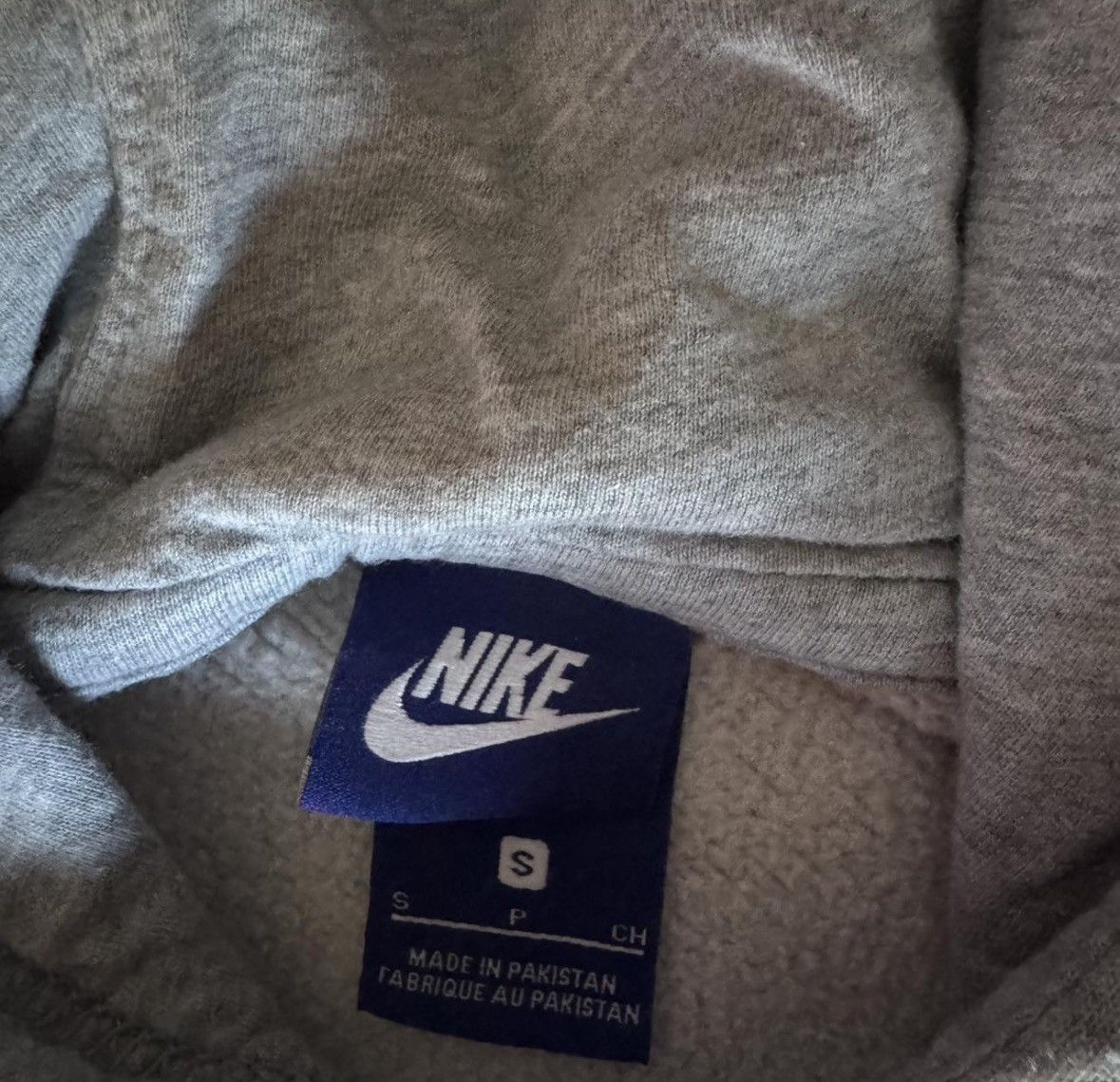 Nike Nike Classic Logo Grey Hoodie Size US S / EU 44-46 / 1 - 4 Thumbnail