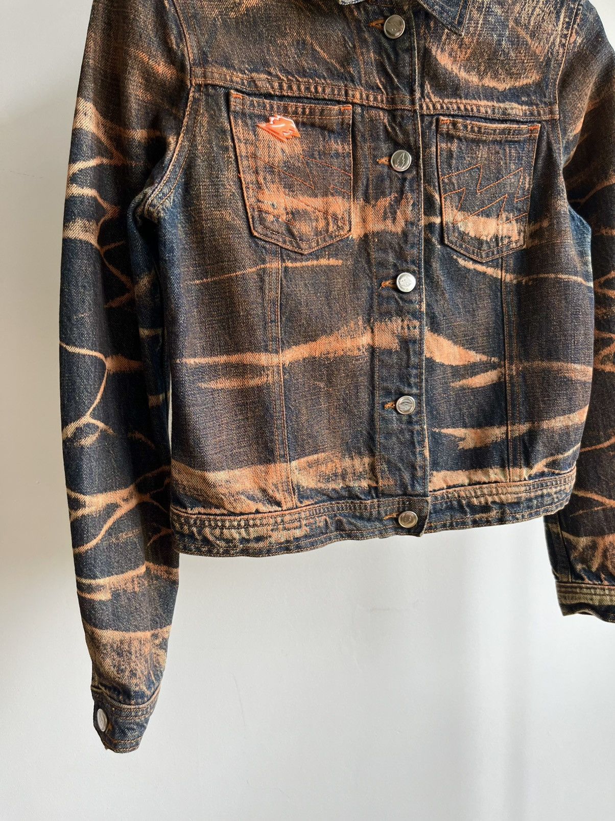 Walter Van Beirendonck Walter Van Beirendonck W.&L.T. 90s bleached trucker jacket Size S / US 4 / IT 40 - 5 Thumbnail