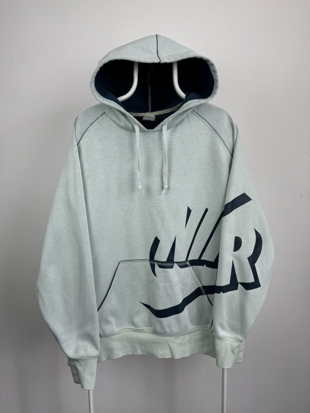 Vintage Vintage Nike Air 72 Big Logo Hoodie Silver Tag Size US XL / EU 56 / 4 - 1 Thumbnail