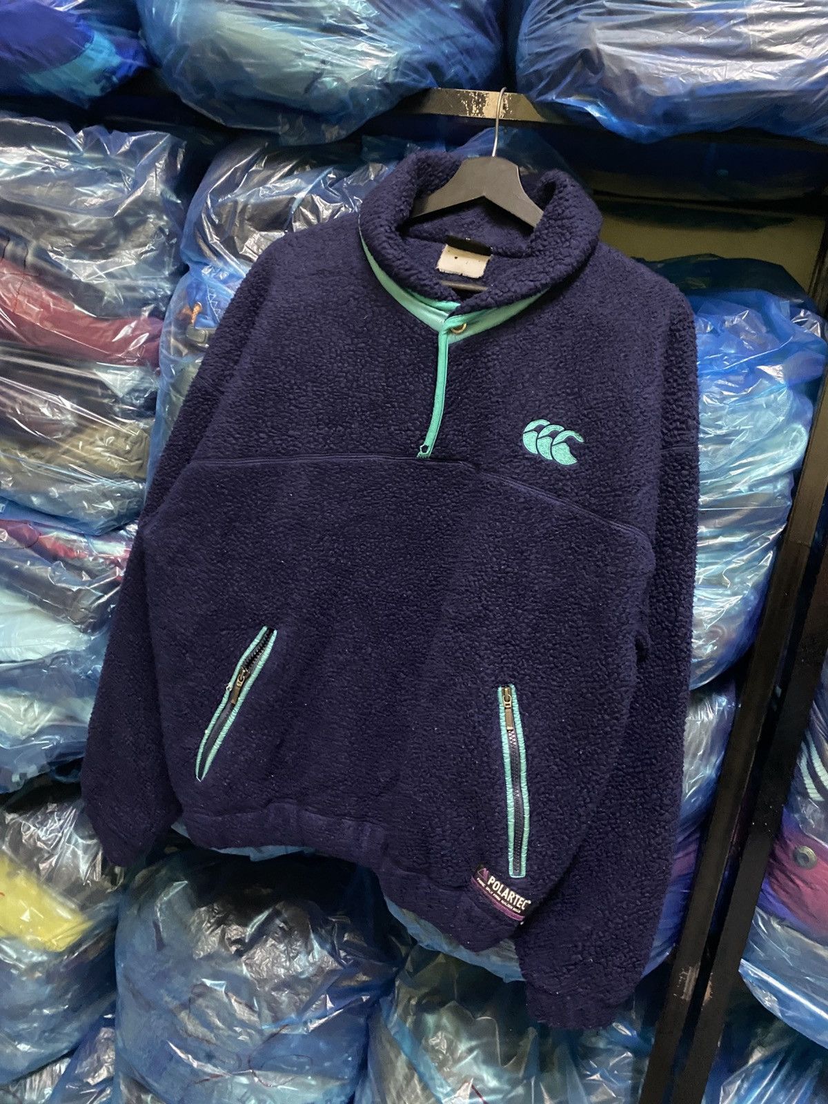 Canterbury of New Zealand VINTAGE CANTERBURRY 1/2 SNAP BUTTON POLARTEC FLEECE JACKET Size US M / EU 48-50 / 2 - 2 Thumbnail