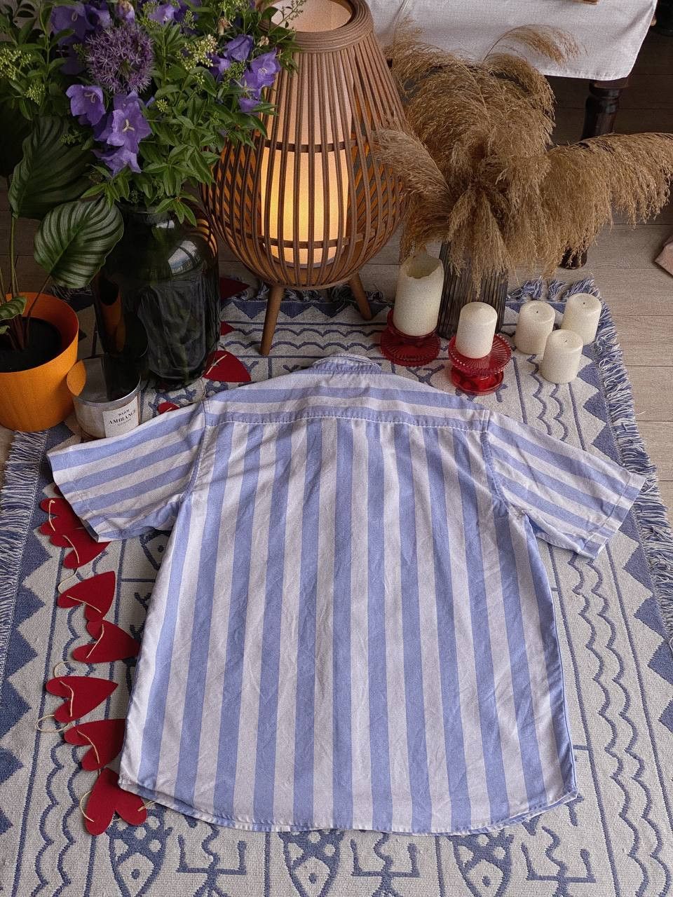 Norse Projects Norse Projects Theo Oxford SS Shirt Blue Stripe Size US L / EU 52-54 / 3 - 2 Thumbnail