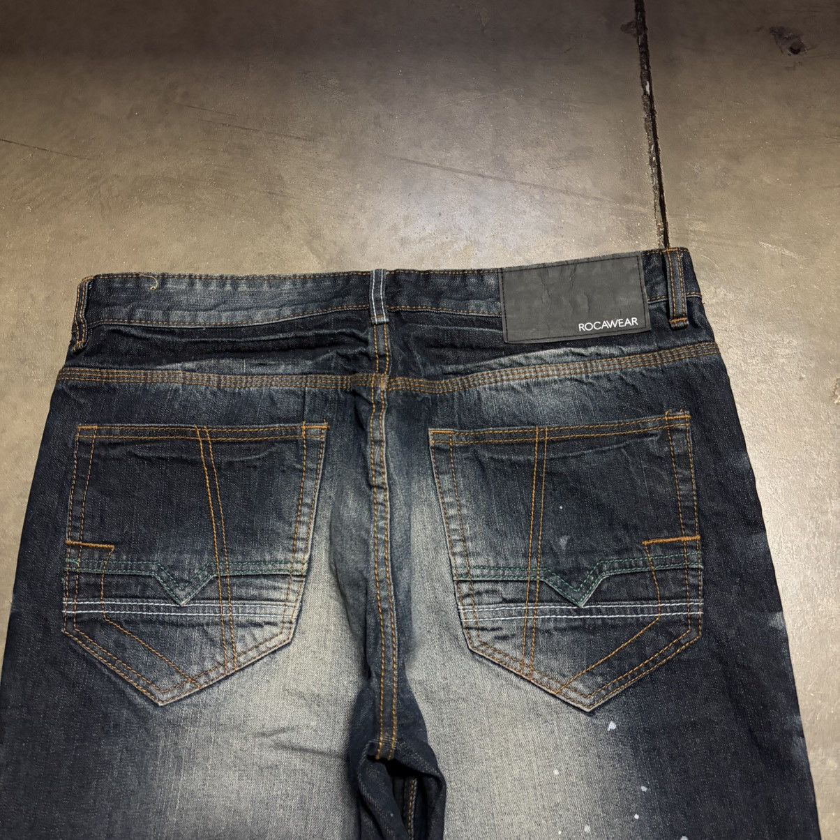 Rocawear Vintage Y2K Rocawear Baggy Denim Jeans Faded Wide Leg Skater Size US 36 / EU 52 - 11 Thumbnail
