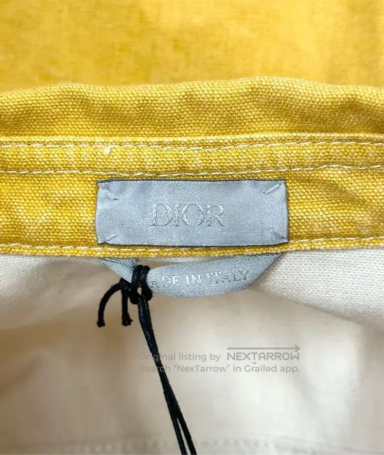 Gucci Gucci Co-branded yellow embroidered logo denim shirt Size US XS / EU 42 / 0 - 3 Thumbnail