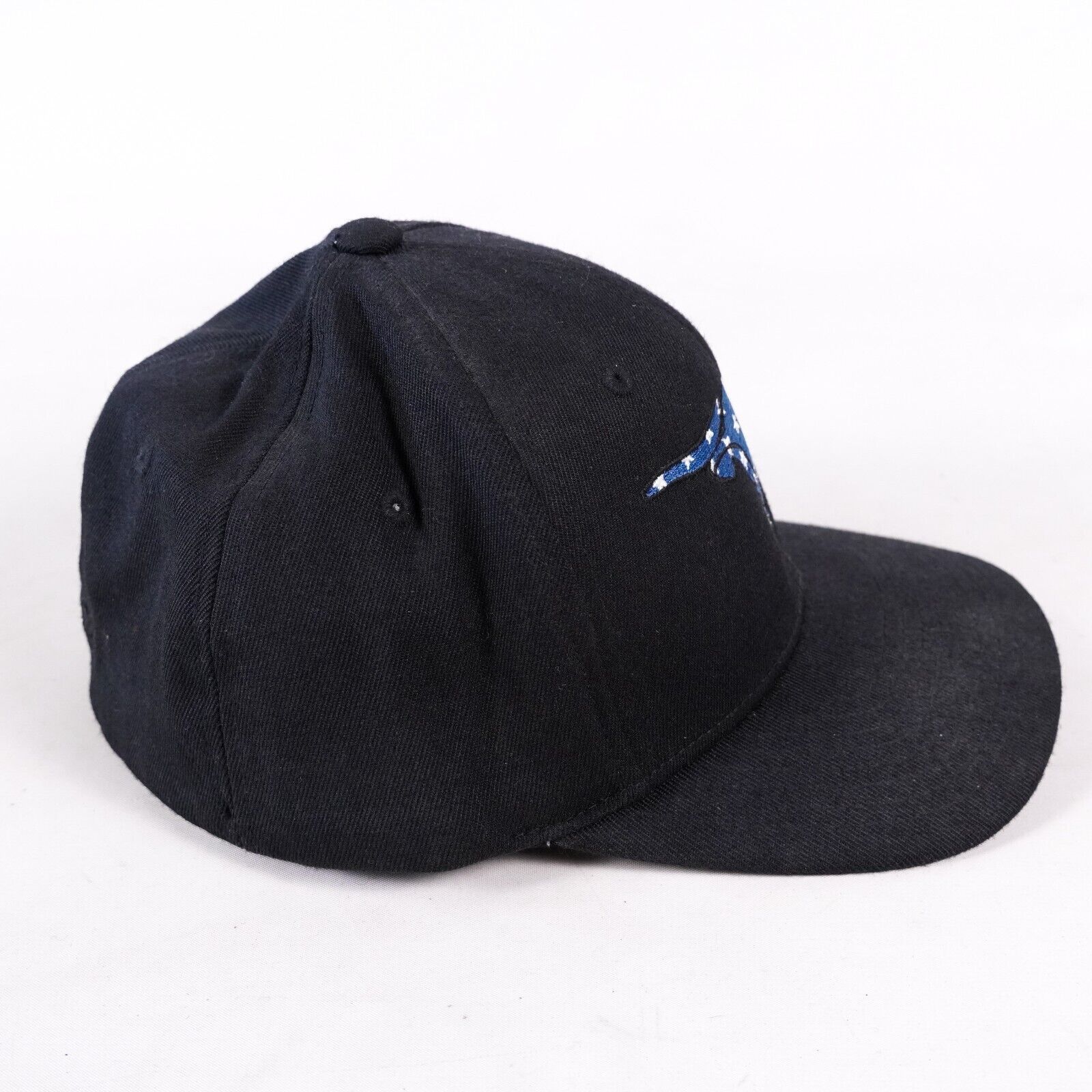 Other Flexfit USA American Flag Bull Cow Fit Baseball Hat Cap Blk Size ONE SIZE - 3 Thumbnail
