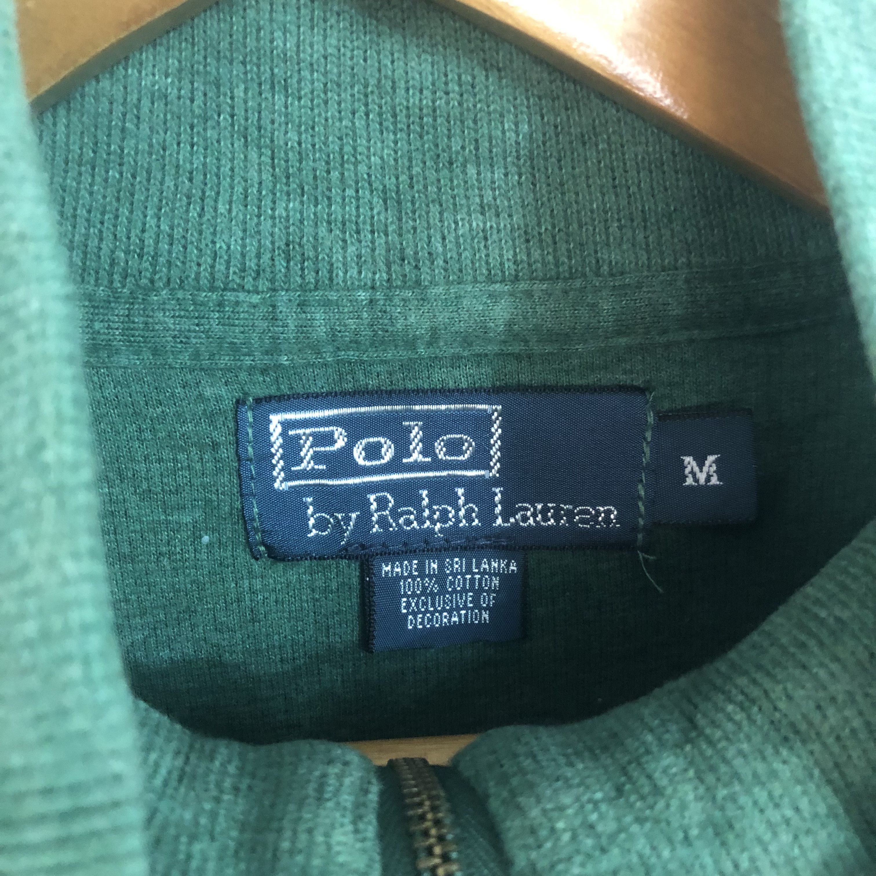 Polo Ralph Lauren Vintage Half Zip Jumper Sweatshirt Ralph Lauren Medium Size US M / EU 48-50 / 2 - 5 Thumbnail