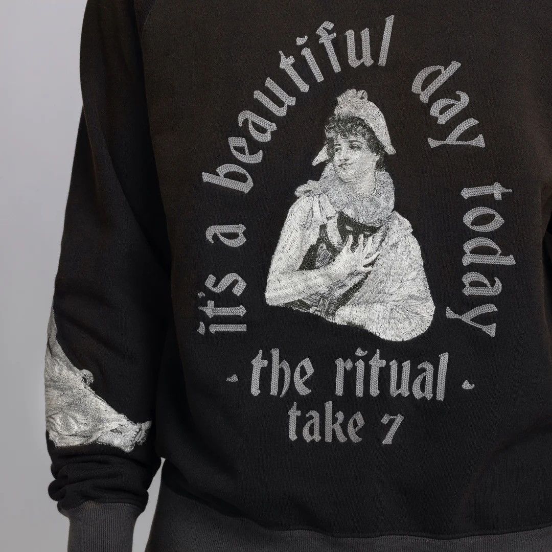 SAMUEL ZELIG RITUAL CREWNECK BLACK