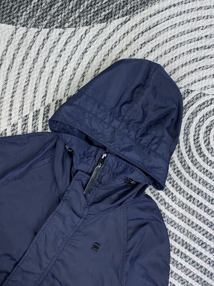 G-Star Vintage G-Star Raw Navy Hooded Long Parka Size US M / EU 48-50 / 2 - 7 Thumbnail