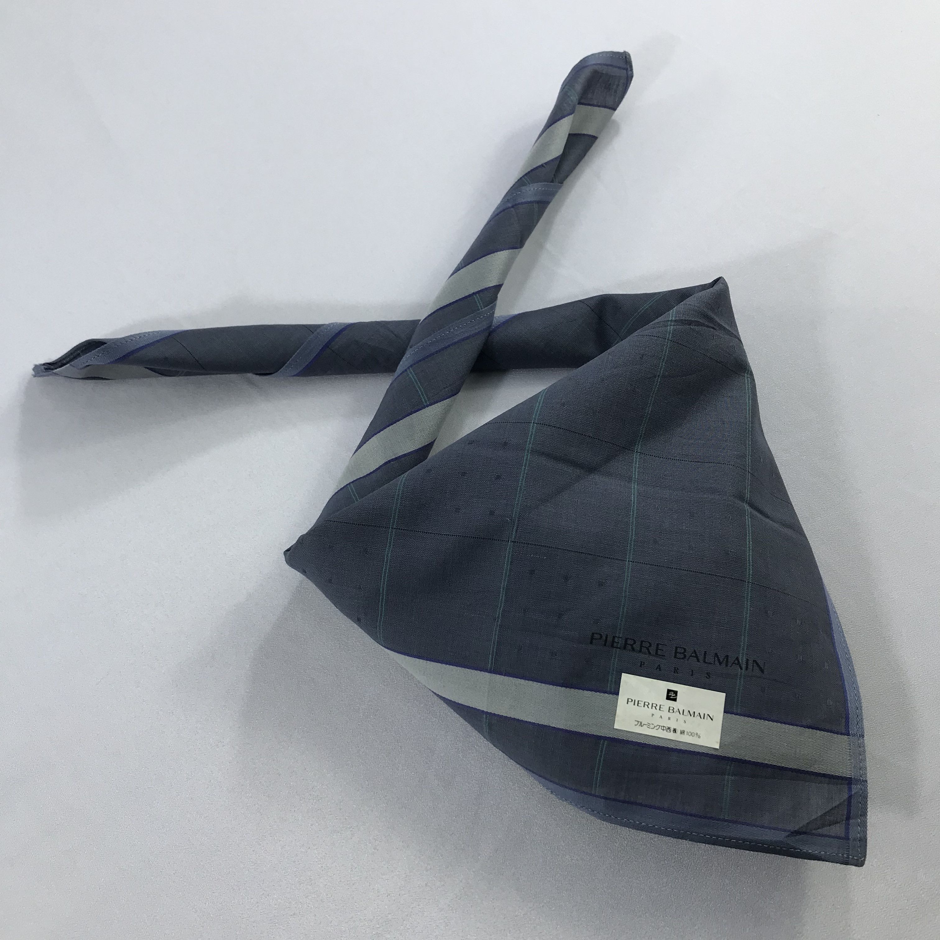 Pierre Balmain × Vintage Pierre Balmain Bandana / Handkerchief / Neckerchief - S2267 Size ONE SIZE - 4 Thumbnail
