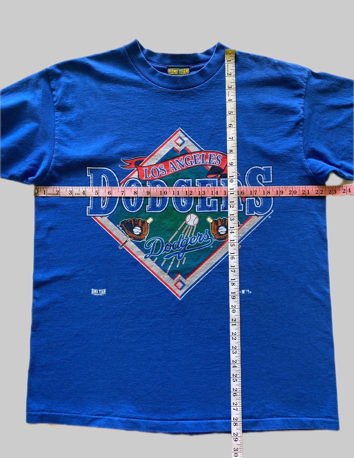 MLB × Vintage RARE 1990s LA DODGERS Single Stitch Tee Size US L / EU 52-54 / 3 - 4 Thumbnail