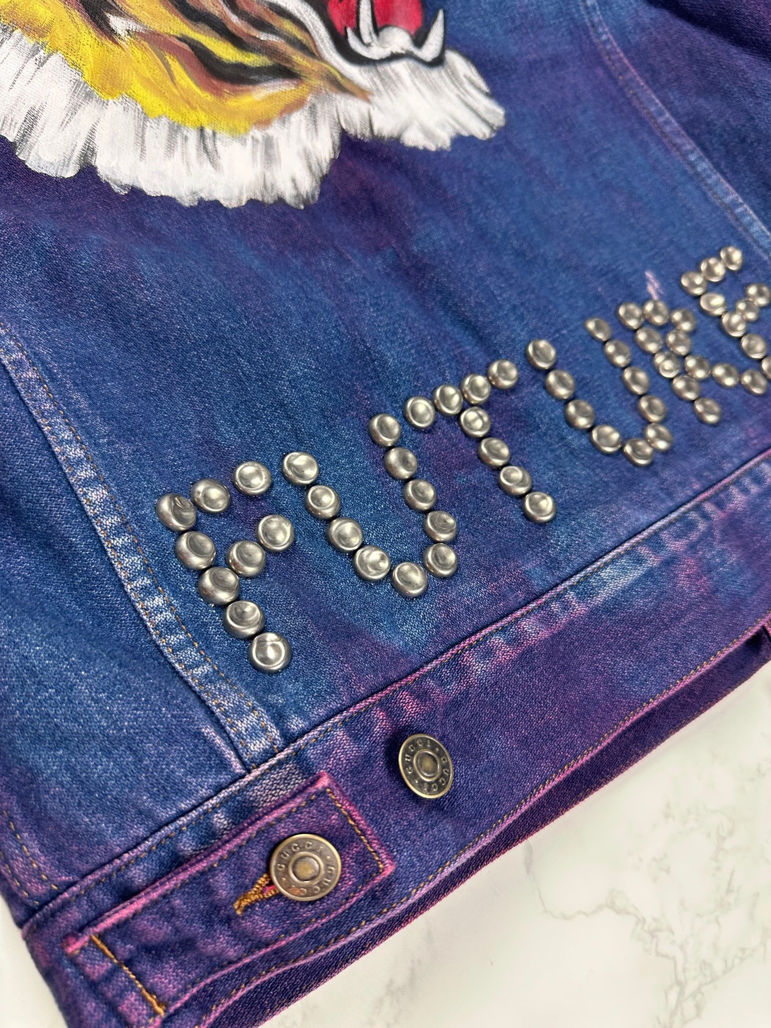 Gucci modern future denim jacket 2025
