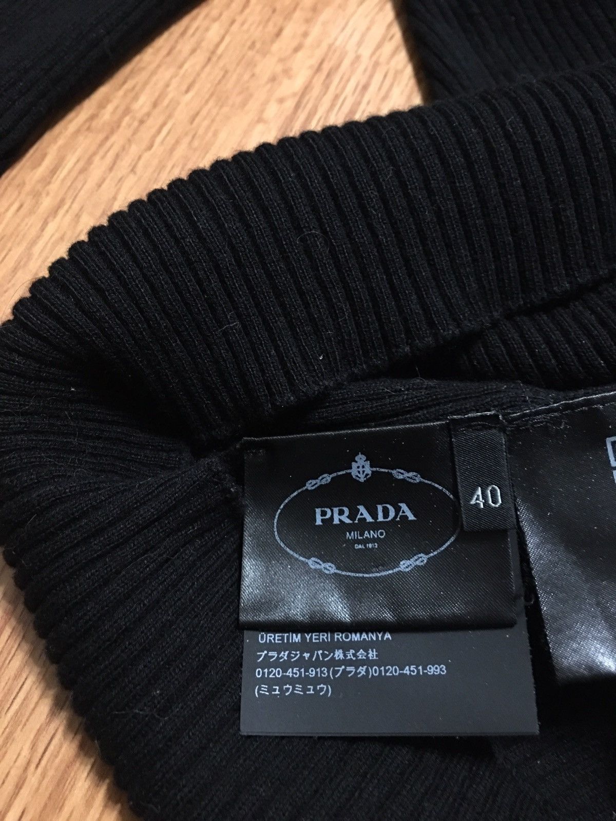 Prada PRADA Black Cotton Light Jumper Sweater Size EU 40 Size S / US 4 / IT 40 - 11 Thumbnail