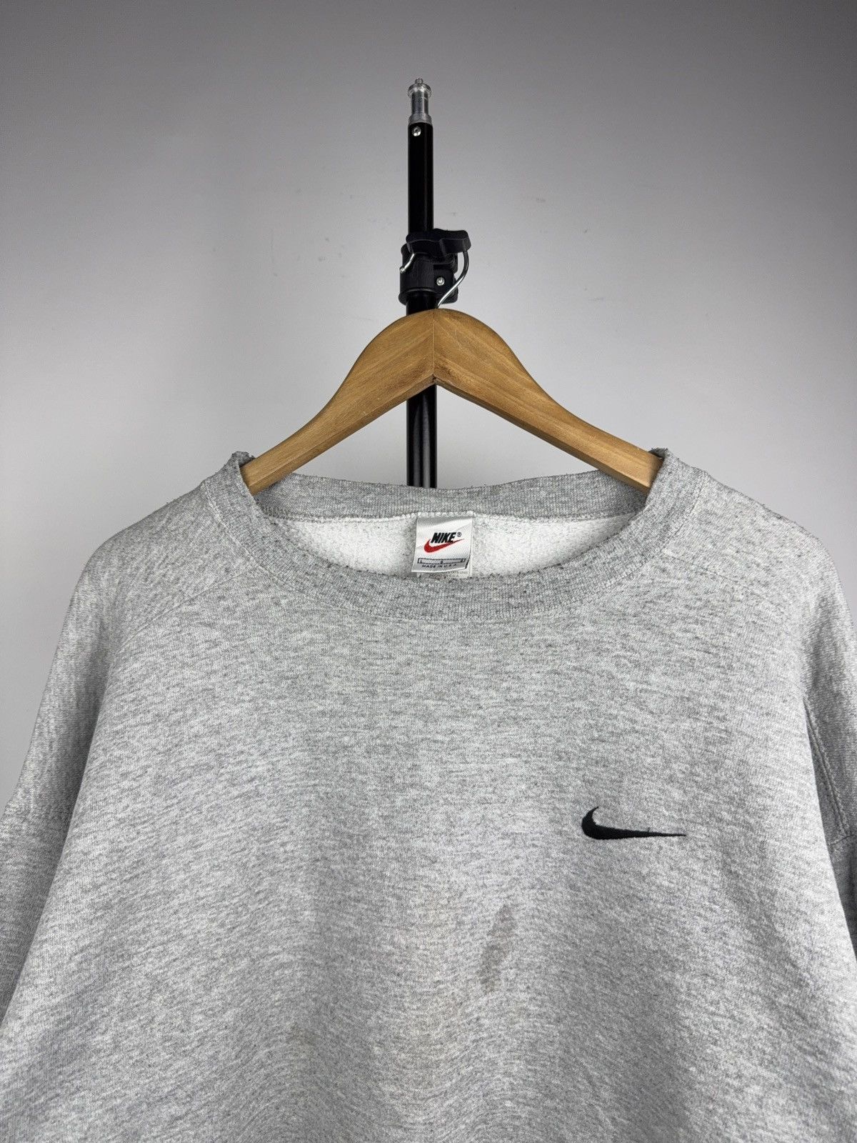 Nike Vintage Nike Retro Mini Swoosh Crewneck Sweatshirt Made USA Size US L / EU 52-54 / 3 - 2 Thumbnail