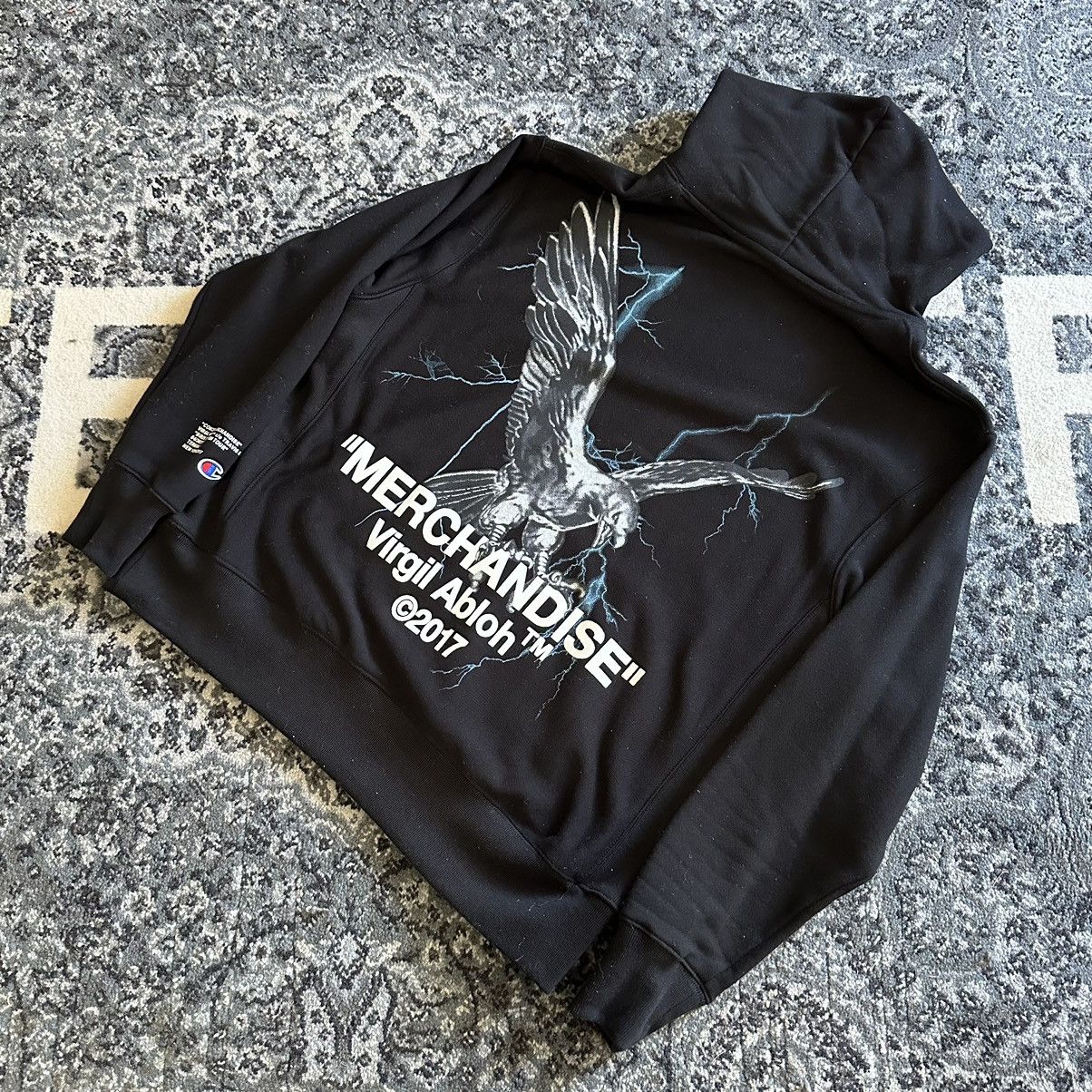 Off white birds eye view hoodie store