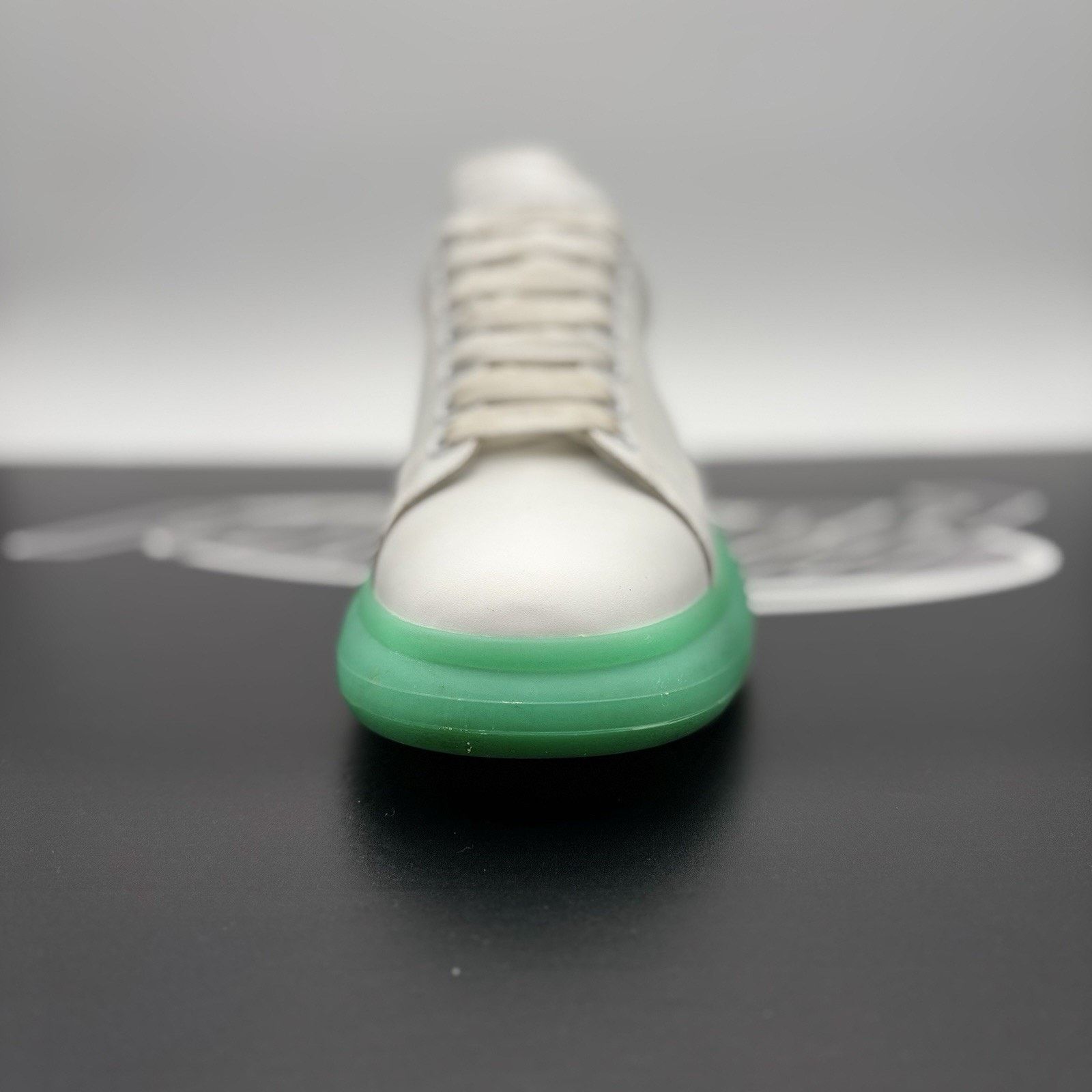 Alexander McQueen Alexander McQueen Oversized ' White Green ' | GREAT COND! Size US 11 / EU 44 - 15 Thumbnail