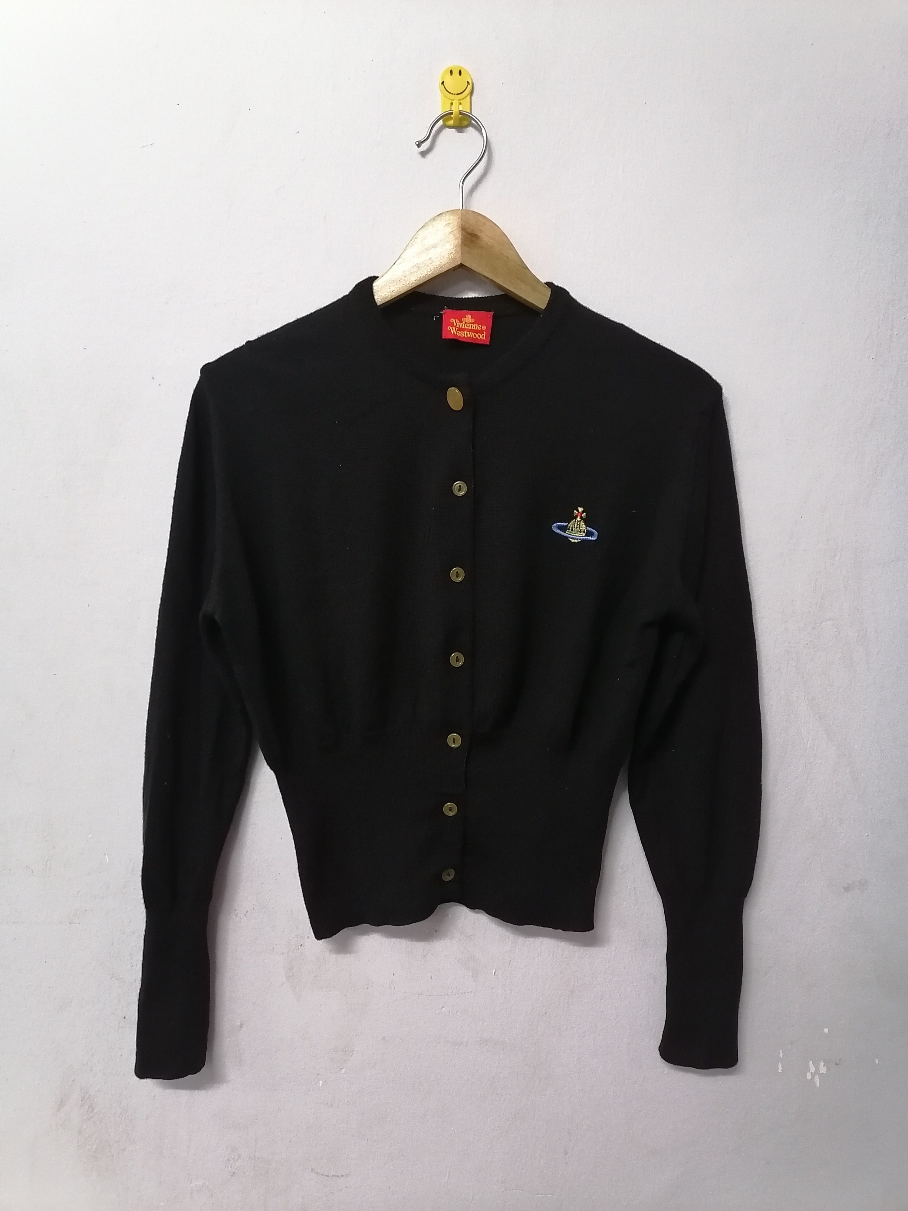 Vivienne Westwood cardigan Black size S from Japan USED