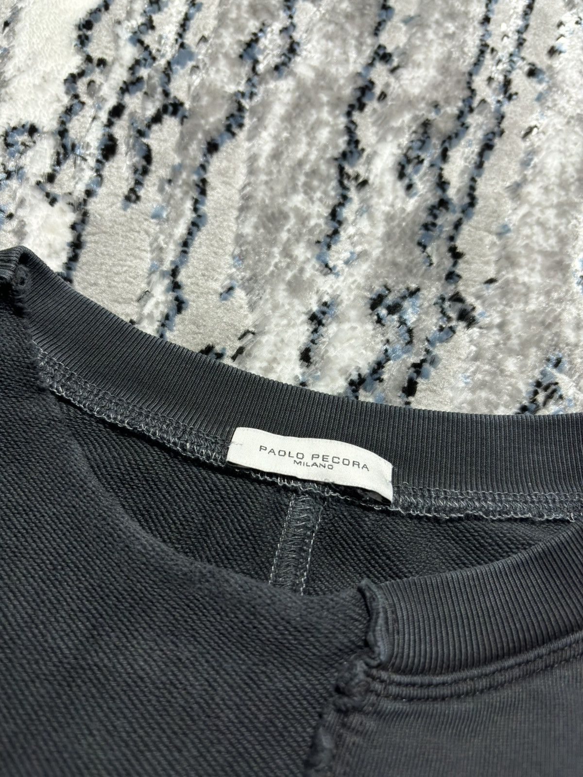 Paolo Pecora Paolo Pecora Opium Designer Sweatshirt Black old money Size US L / EU 52-54 / 3 - 3 Thumbnail