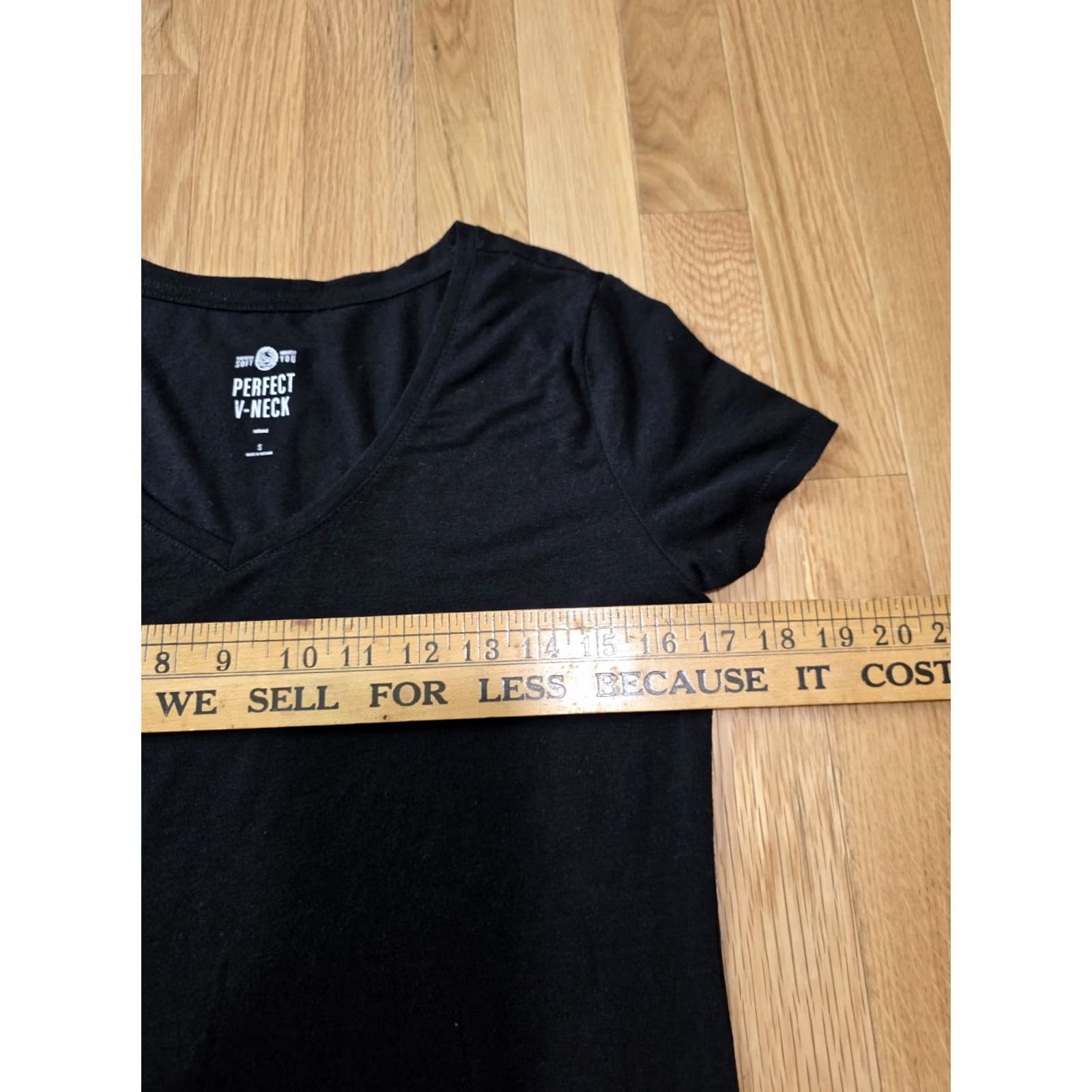 Vintage SO Perfect V-Neck T-Shirt Black S Womens Size S Small V-Neck Size S / US 4 / IT 40 - 5 Thumbnail