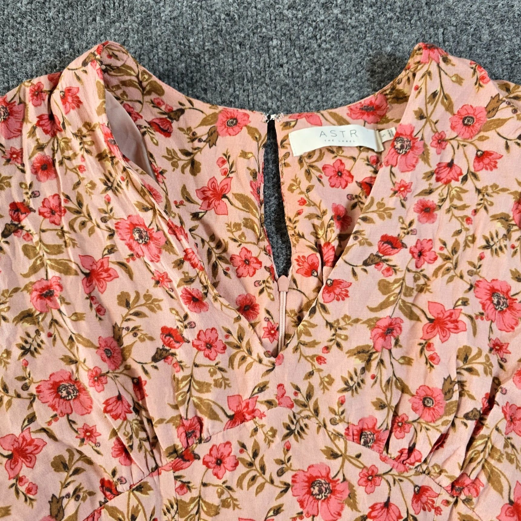 ASTR The Label VINTAGE? ASTR The Label Dress Womens Size Small Pink Floral A Line Cottage Prairie Casual Size S / US 4 / IT 40 - 3 Thumbnail