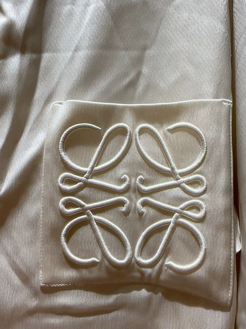 Loewe LOEWE White shirt with beige sleeves Size XS / US 0-2 / IT 36-38 - 2 Thumbnail