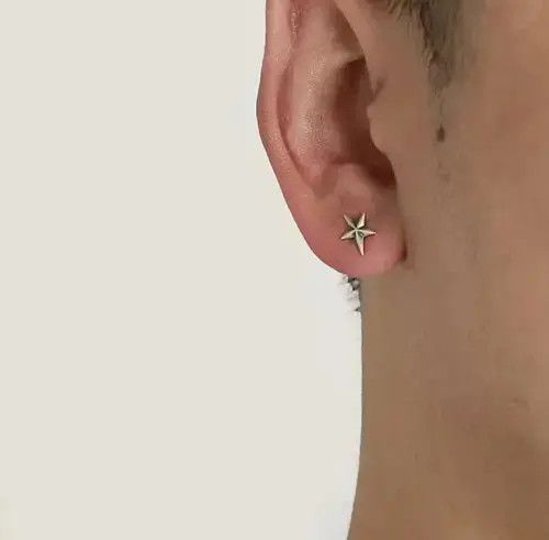 Other 💯925 silver Retro punk earrings Size ONE SIZE - 1 Thumbnail