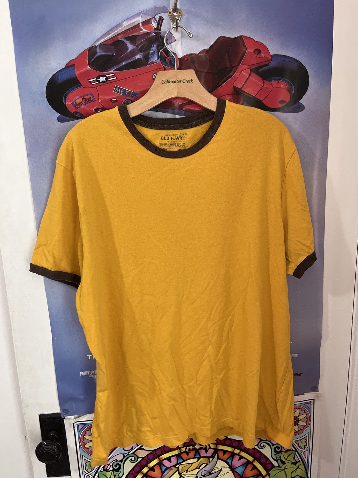 Old Navy Yellow Over sized Tshirt Size US XL / EU 56 / 4 - 1 Thumbnail