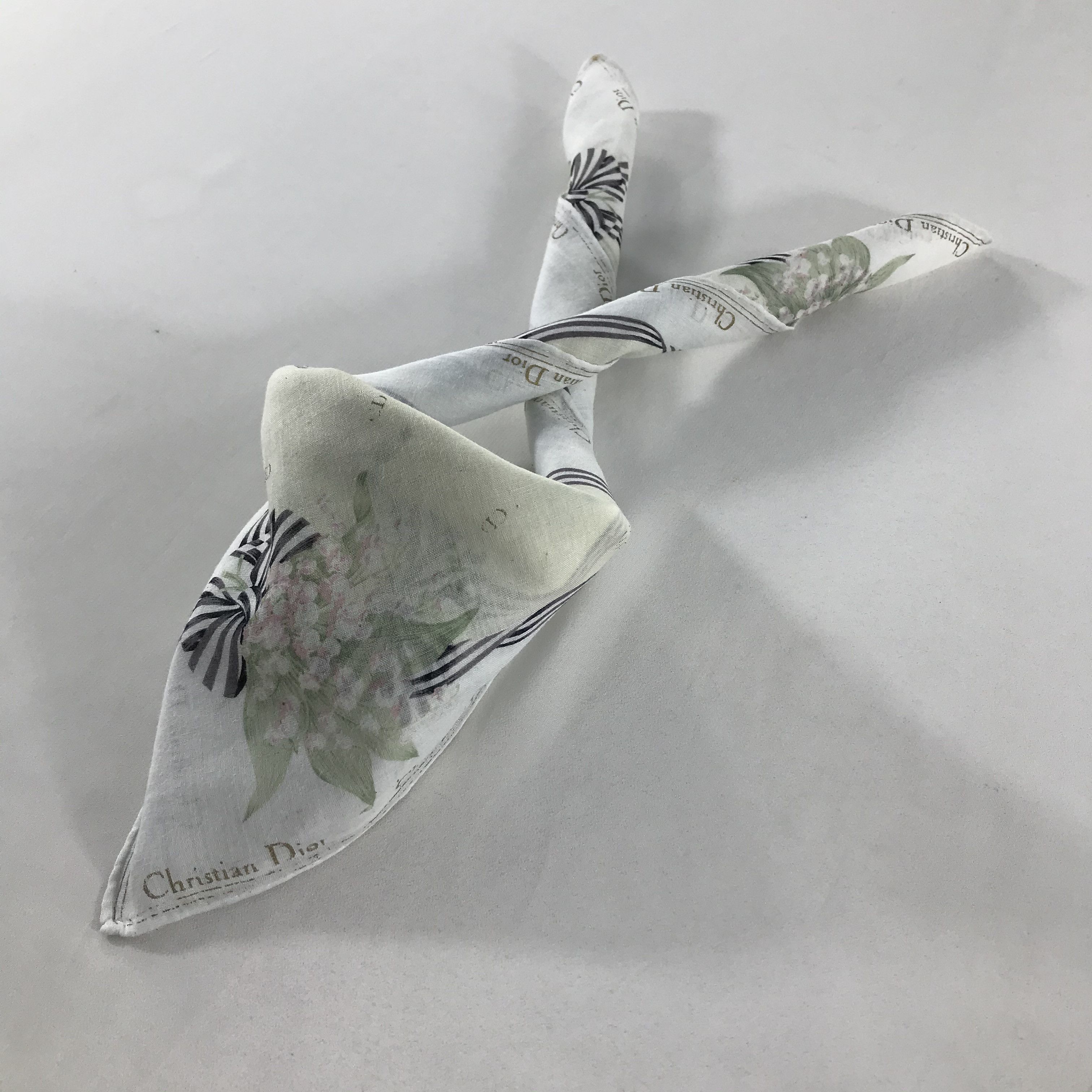 Christian Dior Monsieur Christian Dior Handkerchief Neckerchief Bandana H38 Size ONE SIZE - 3 Thumbnail