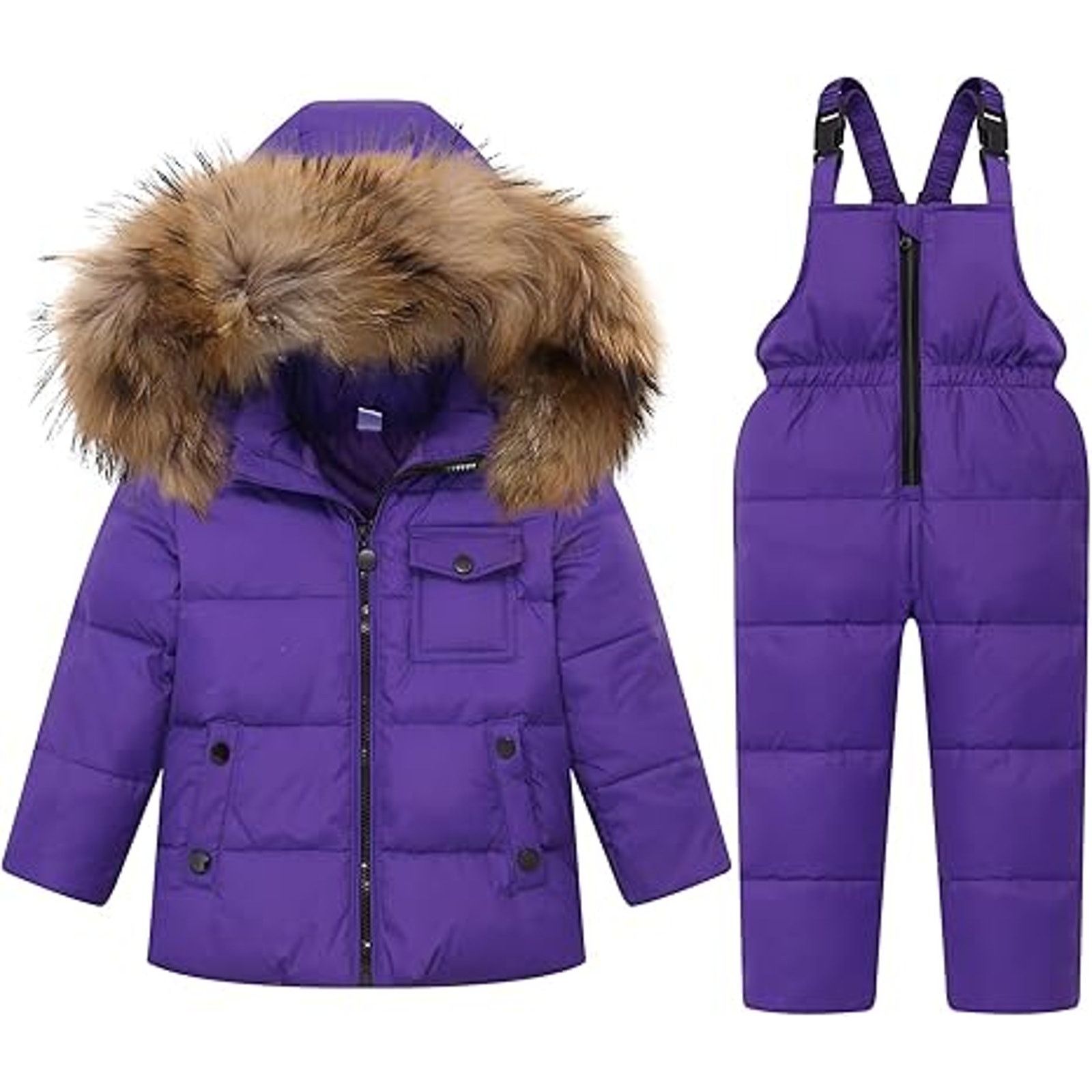 Other JiAmy Kids Winter Puffer Jacket and Snow Pants 2-Piece Snows Size ONE SIZE - 1 Thumbnail