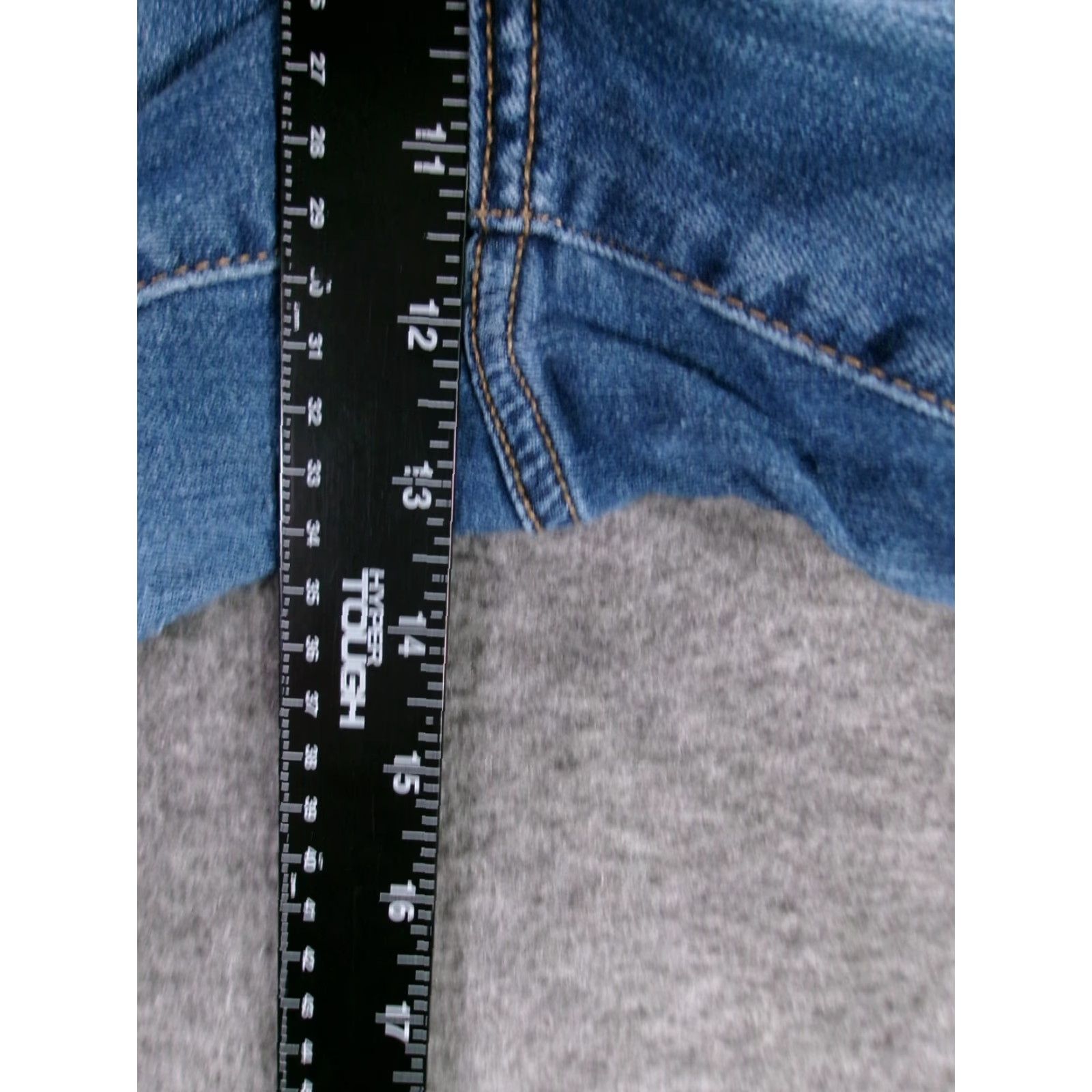Vintage Lane Bryant Jeans Women 18 Blue Medium Wash Jegging Slim Plus Capstone? Size 40" / US 18 - 5 Thumbnail