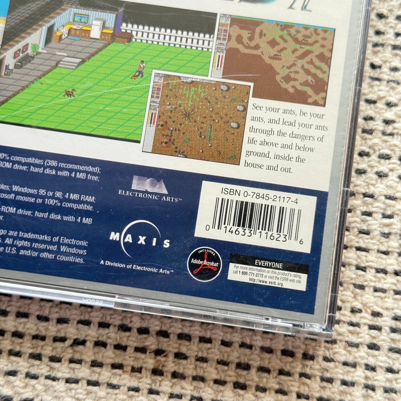 Vintage SimAnt PC CD-ROM 1999 Electronic Arts Windows 95/98 CIB Size ONE SIZE - 5 Thumbnail