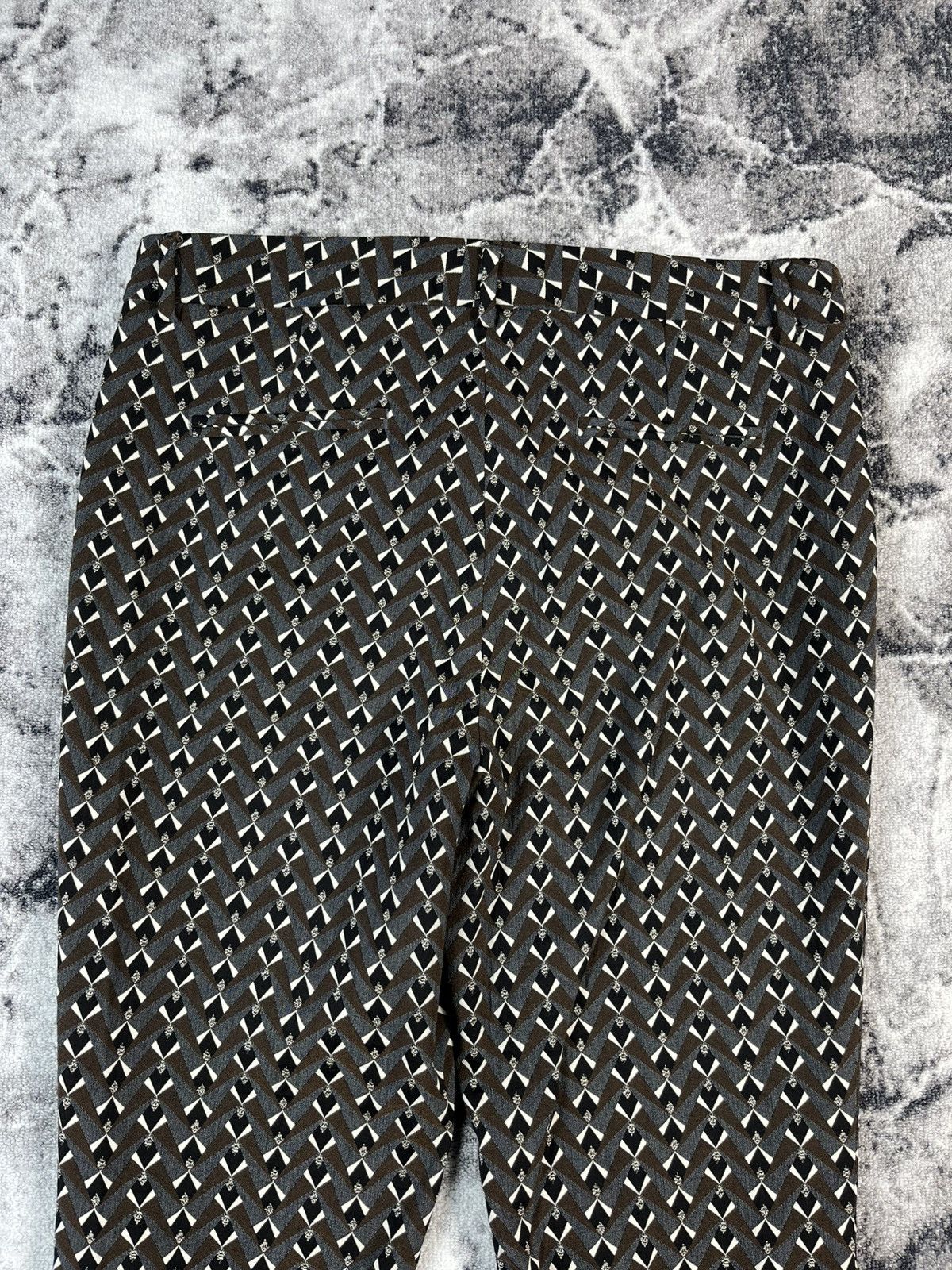 Other Via Masini 80 Geometric Pants Italy Size 48 Pattern Size 34" / US 12 / IT 48 - 13 Thumbnail