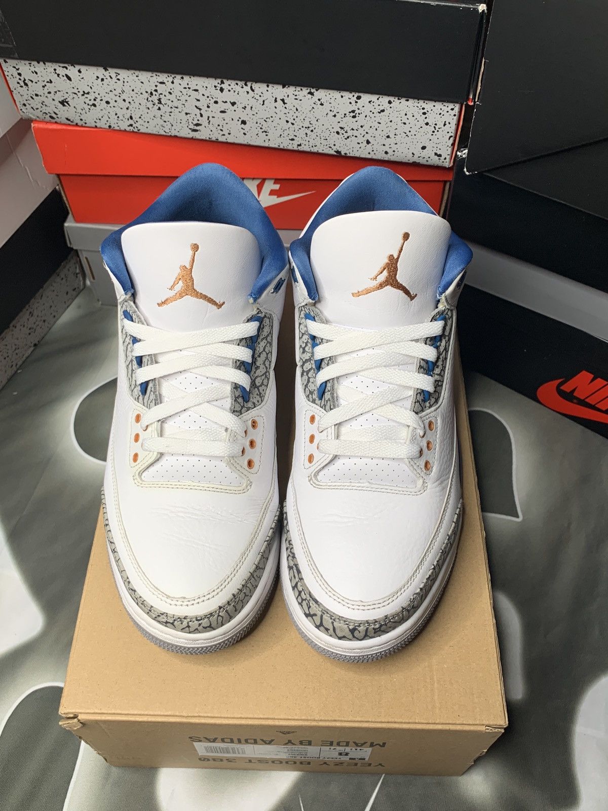 Jordan Brand Air Jordan 3 Retro Washington Wizard Size US 10 / EU 43 - 3 Thumbnail