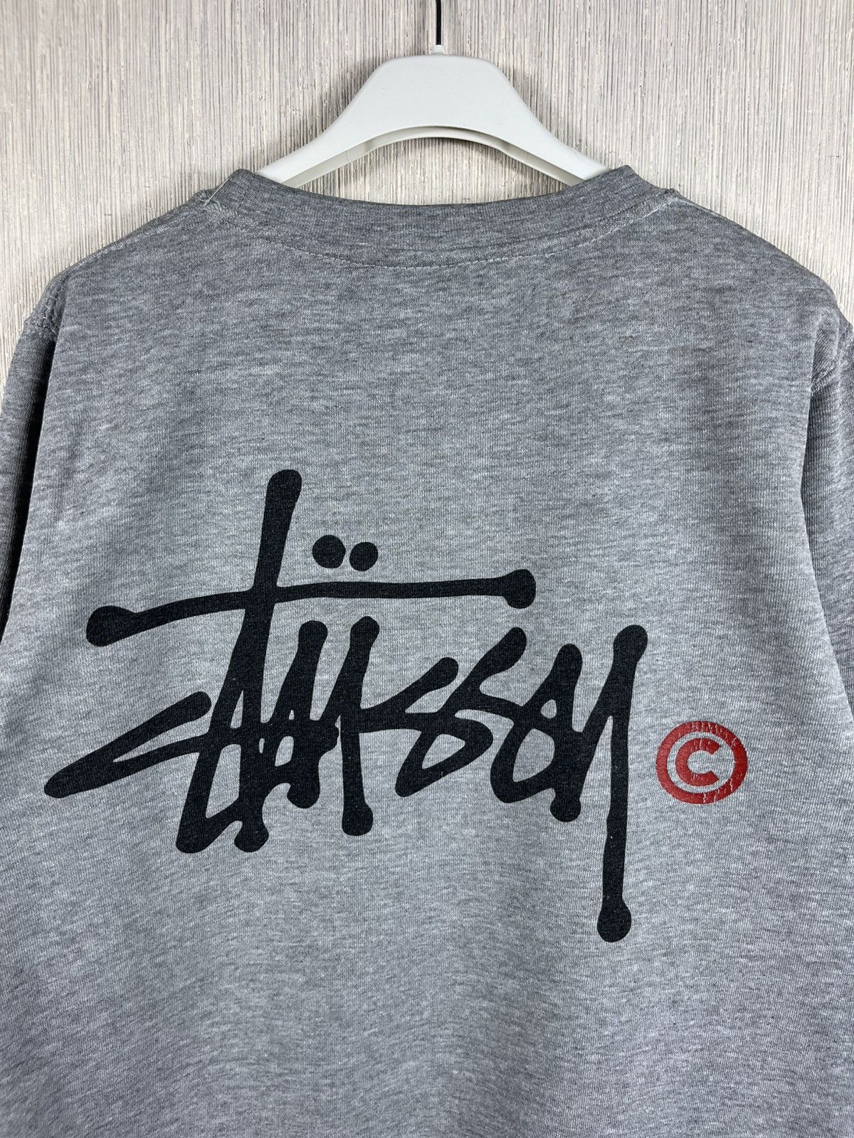 Stussy × Vintage Vintage Stussy 90s sweatshirt basic crewneck copyright retro Size US S / EU 44-46 / 1 - 19 Thumbnail