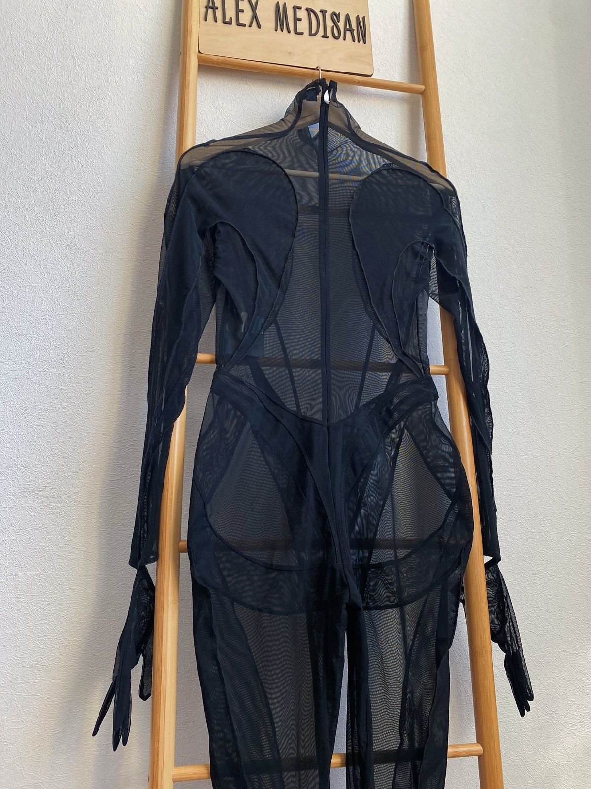 Mugler Mugler x H&M Spiral Panel Catsuit Size M Size M / US 6-8 / IT 42-44 - 4 Thumbnail