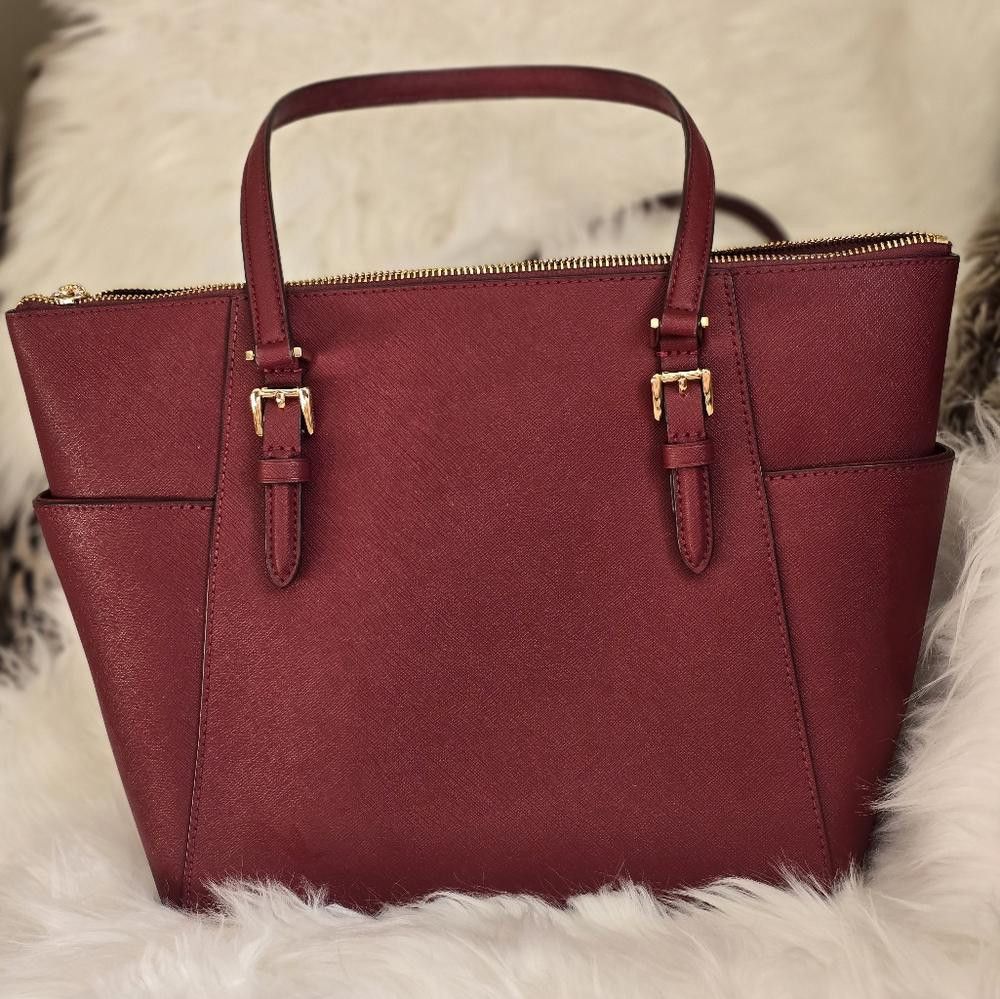 Michael Kors Michael Kors Charlotte Large Saffiano Leather Top-Zip Tote Size ONE SIZE - 2 Thumbnail