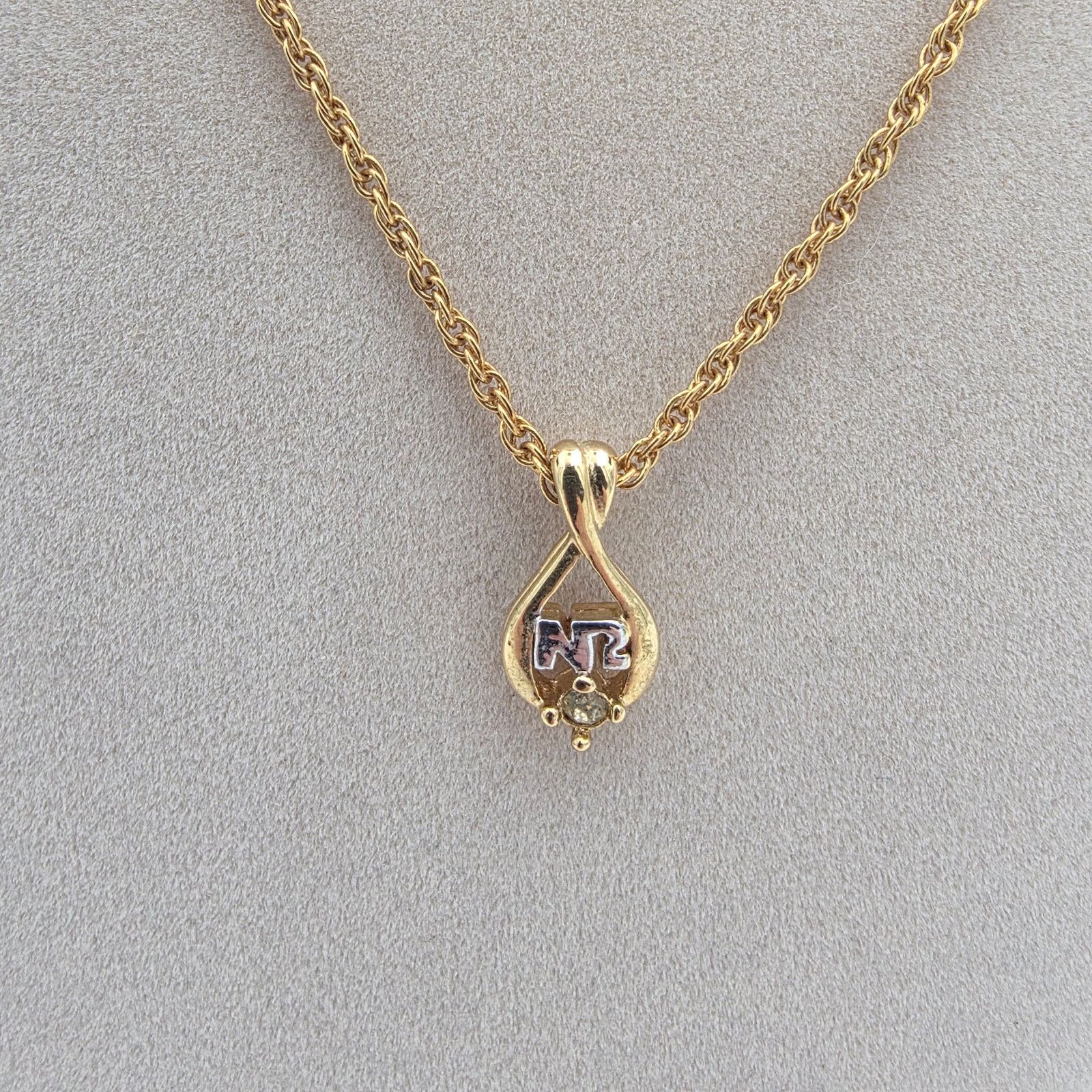 Nina Ricci Nina Ricci Tear Drop Necklace Size ONE SIZE - 1 Thumbnail