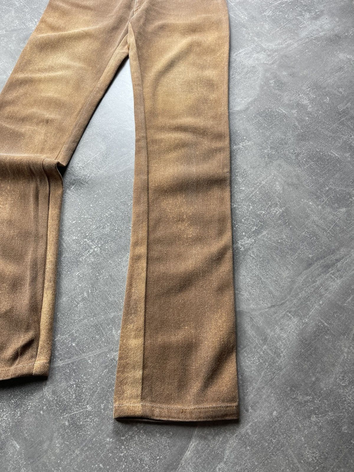 Roberto Cavalli Cavalli Jeans Vintage Denim Jenas Brown Beer Tan Size 29 Size 29" - 7 Thumbnail